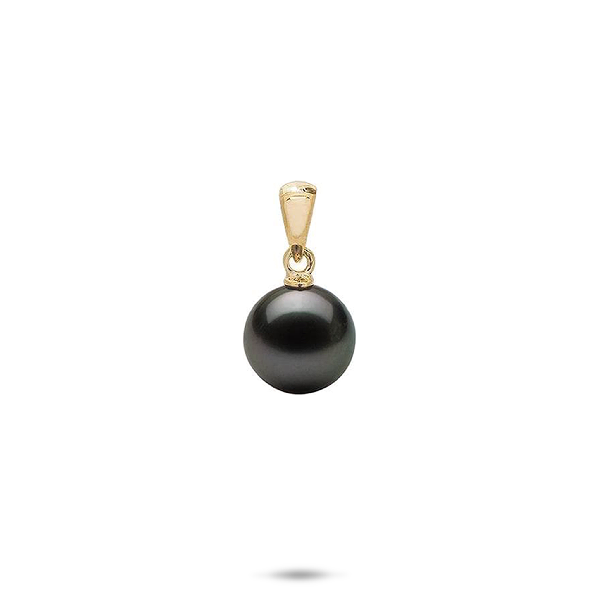 Tahitian Black Pearl Pendant in Gold - 9-10mm