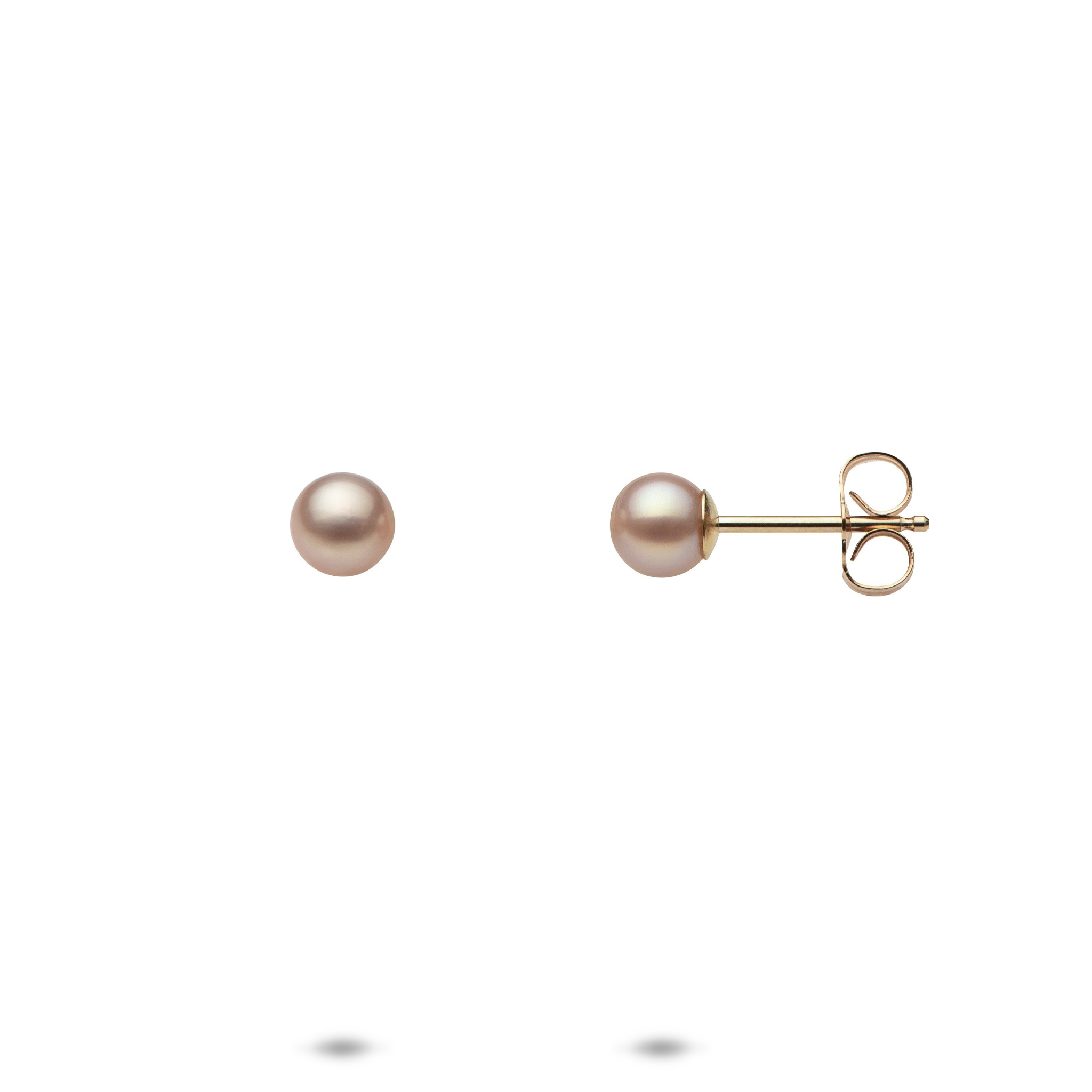 Freshwater Pearl Earrings in Gold - 4-5mm