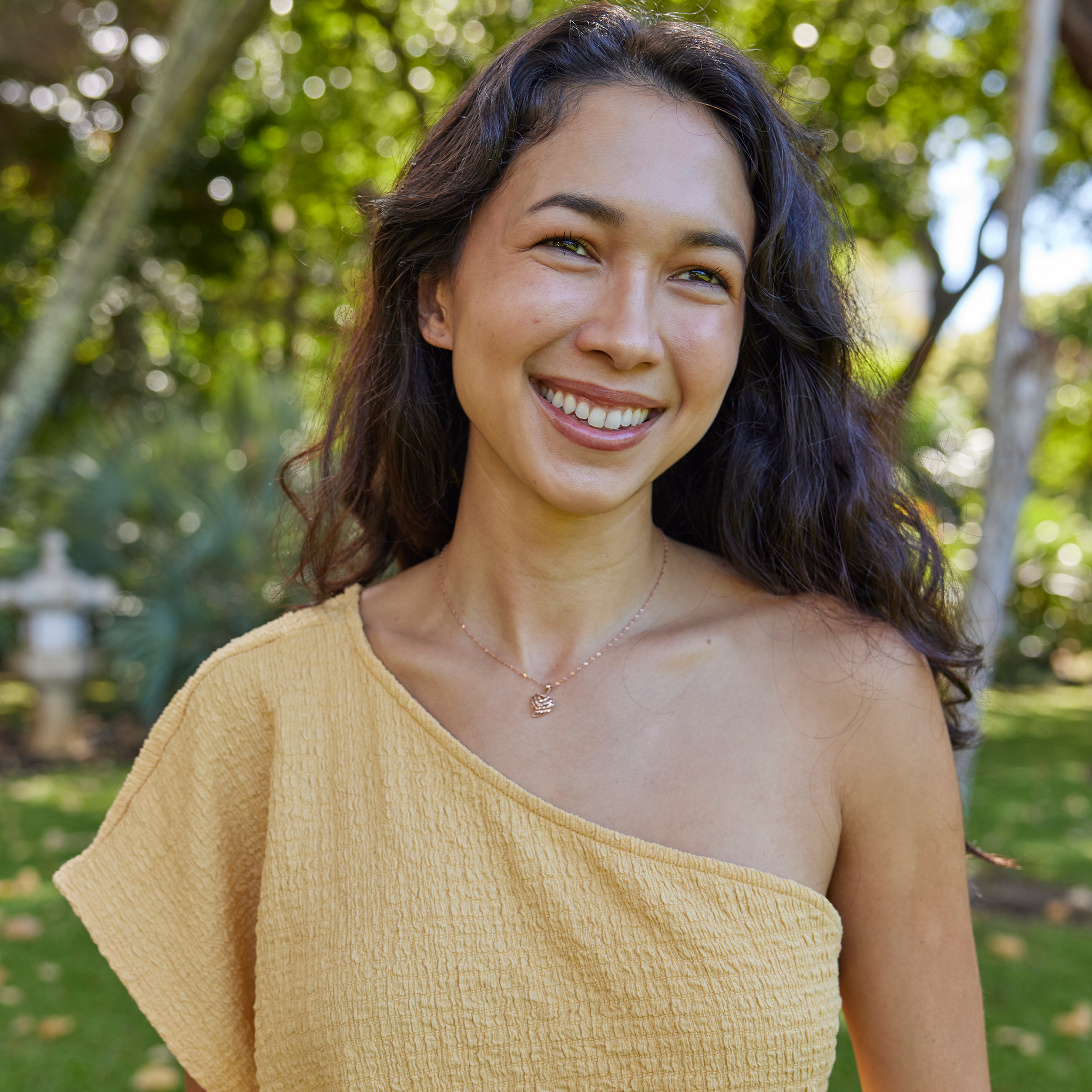 Aloha Heart Pendant in Rose Gold - 12mm