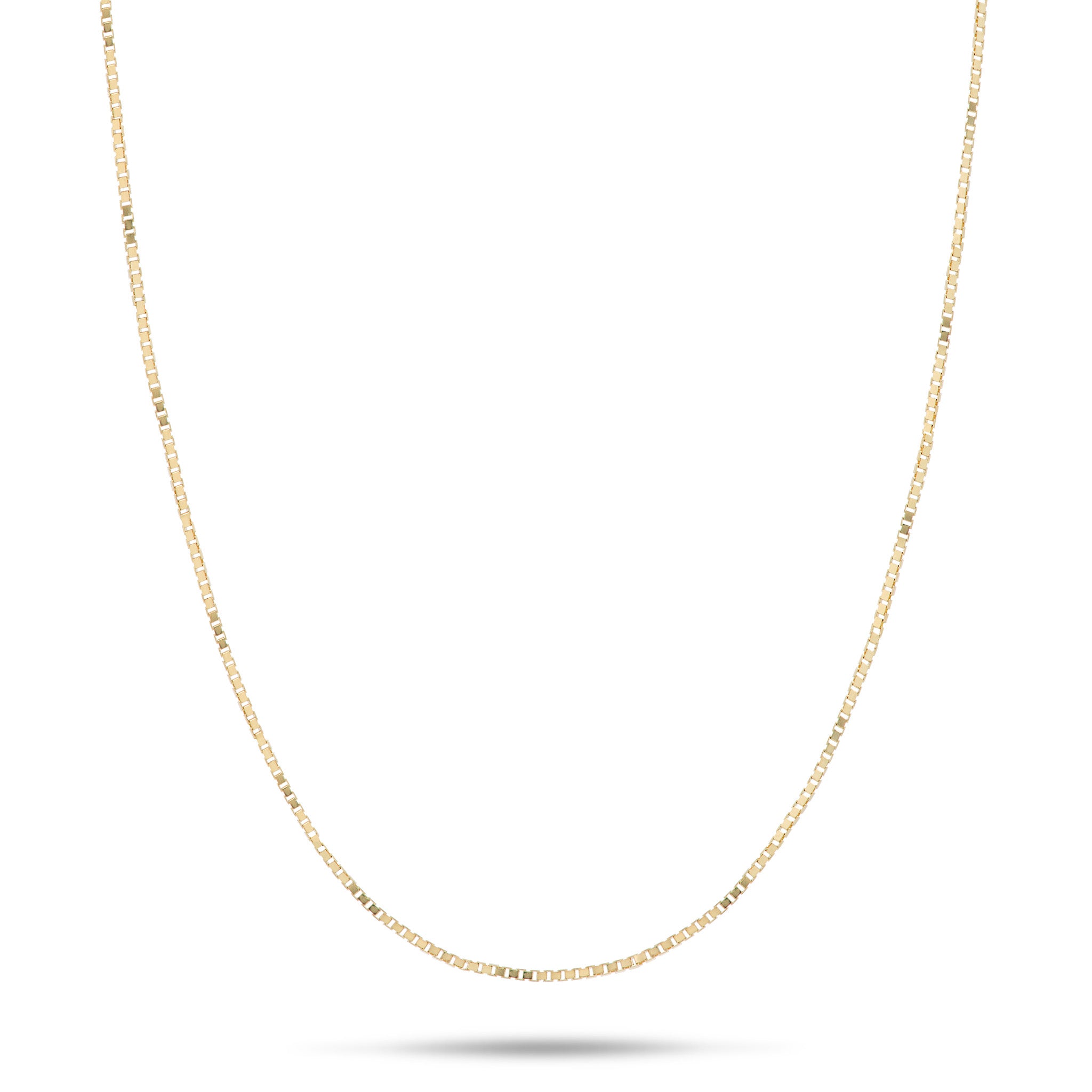 0.6mm Box Chain in 10k Gold