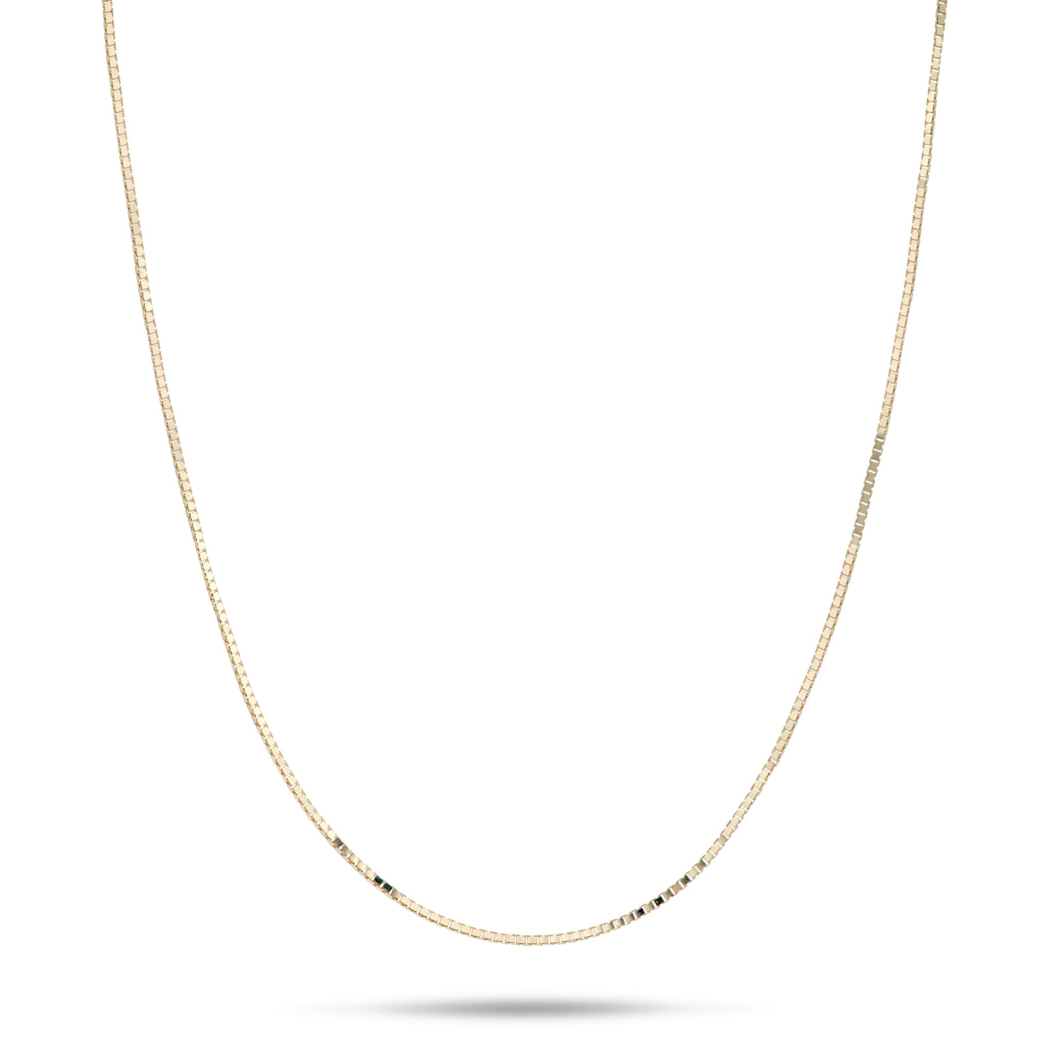 0.6mm Lite Box Chain in Gold