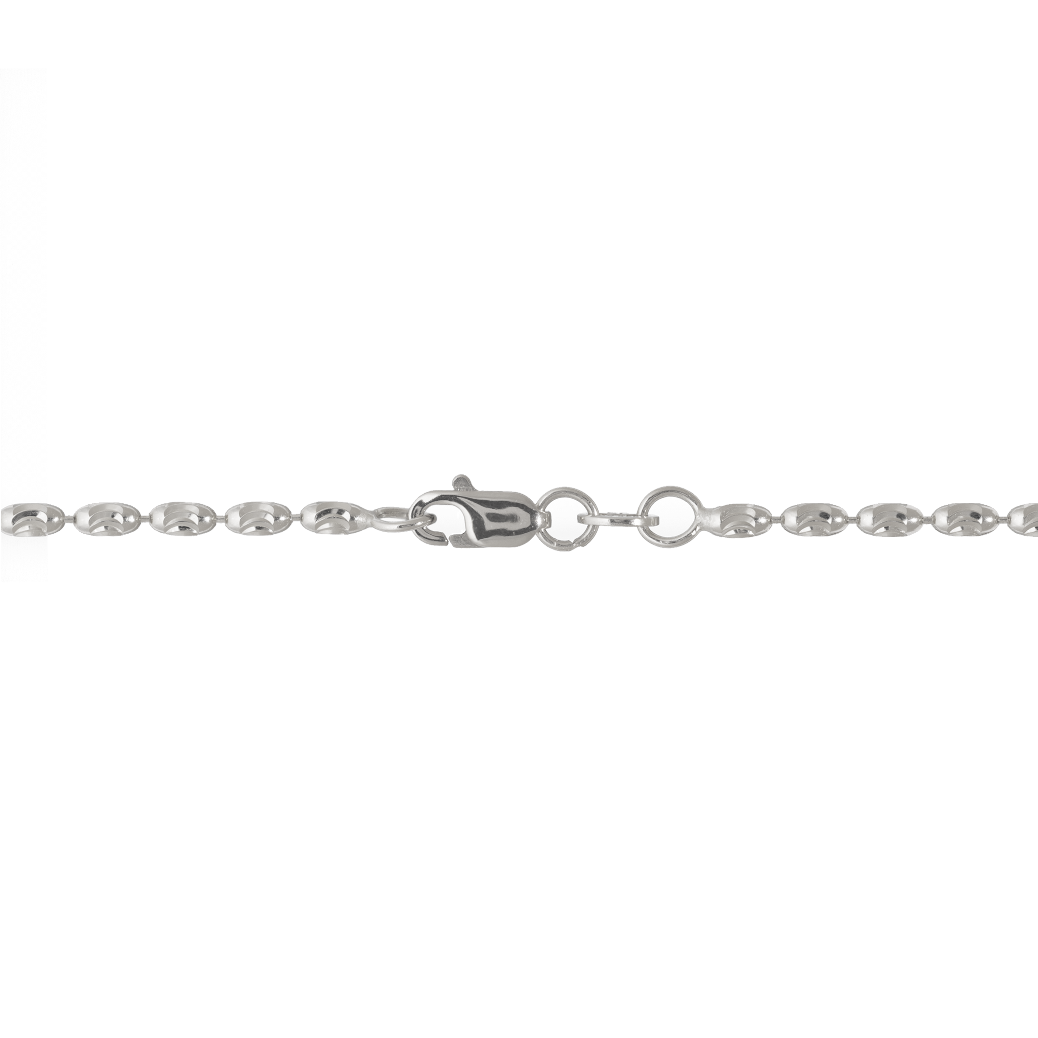 1.8mm Ovalina Chain in White Gold