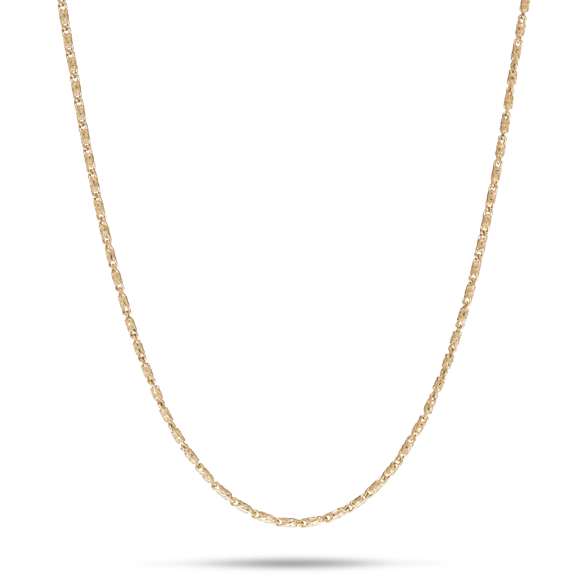 24" Adjustable 0.9mm Raso Chain in Gold