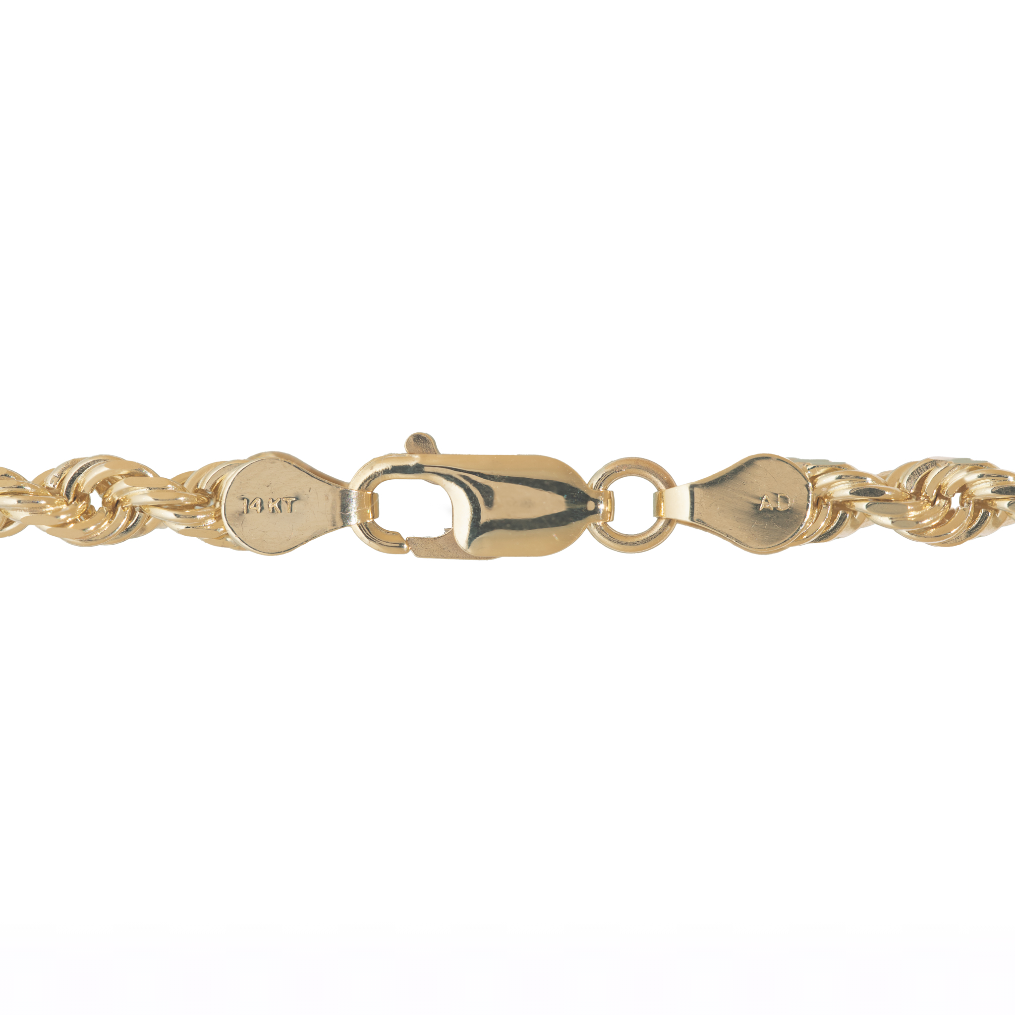 5mm Rope Chain in Gold