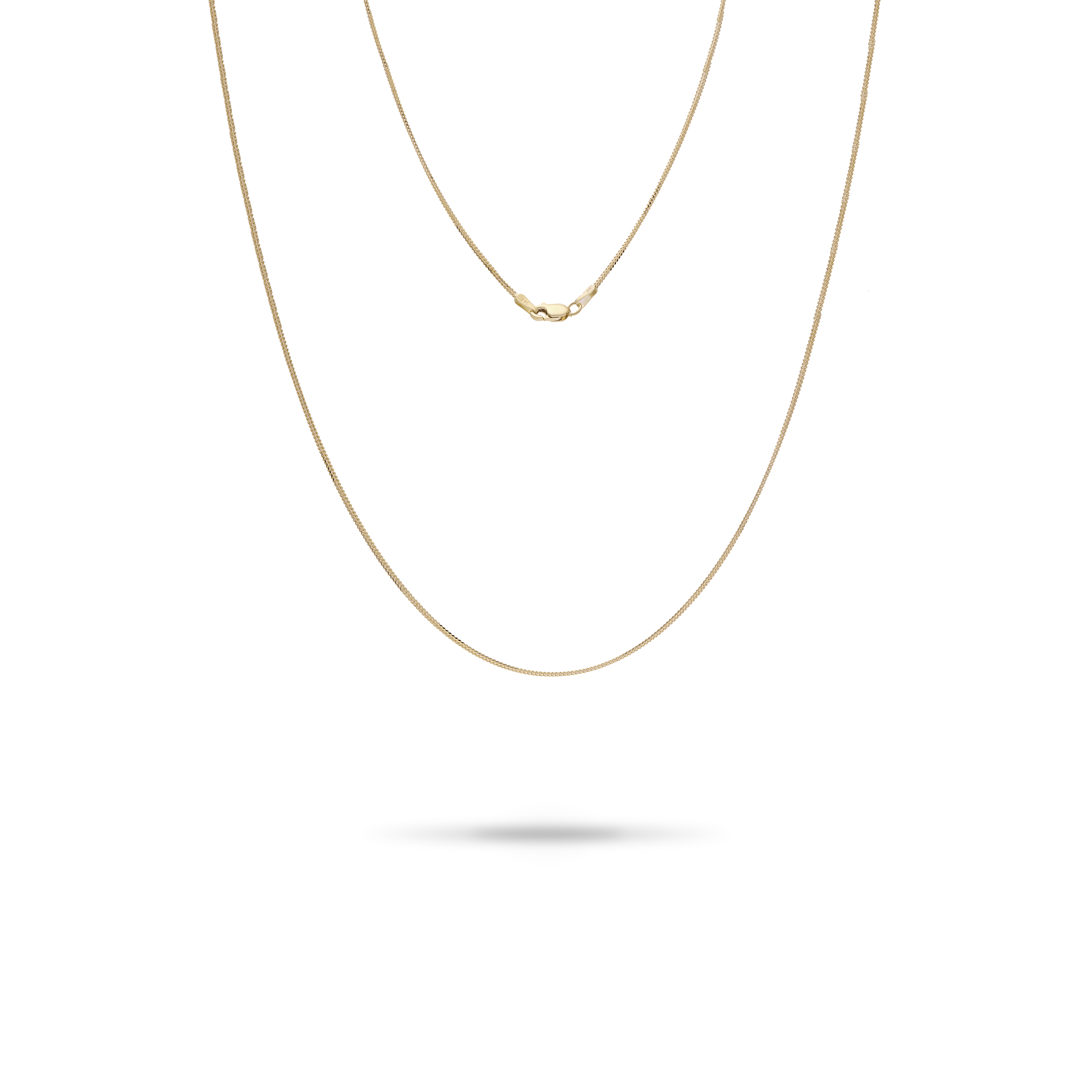 1.2mm Singapore Foxtail Chain in Gold