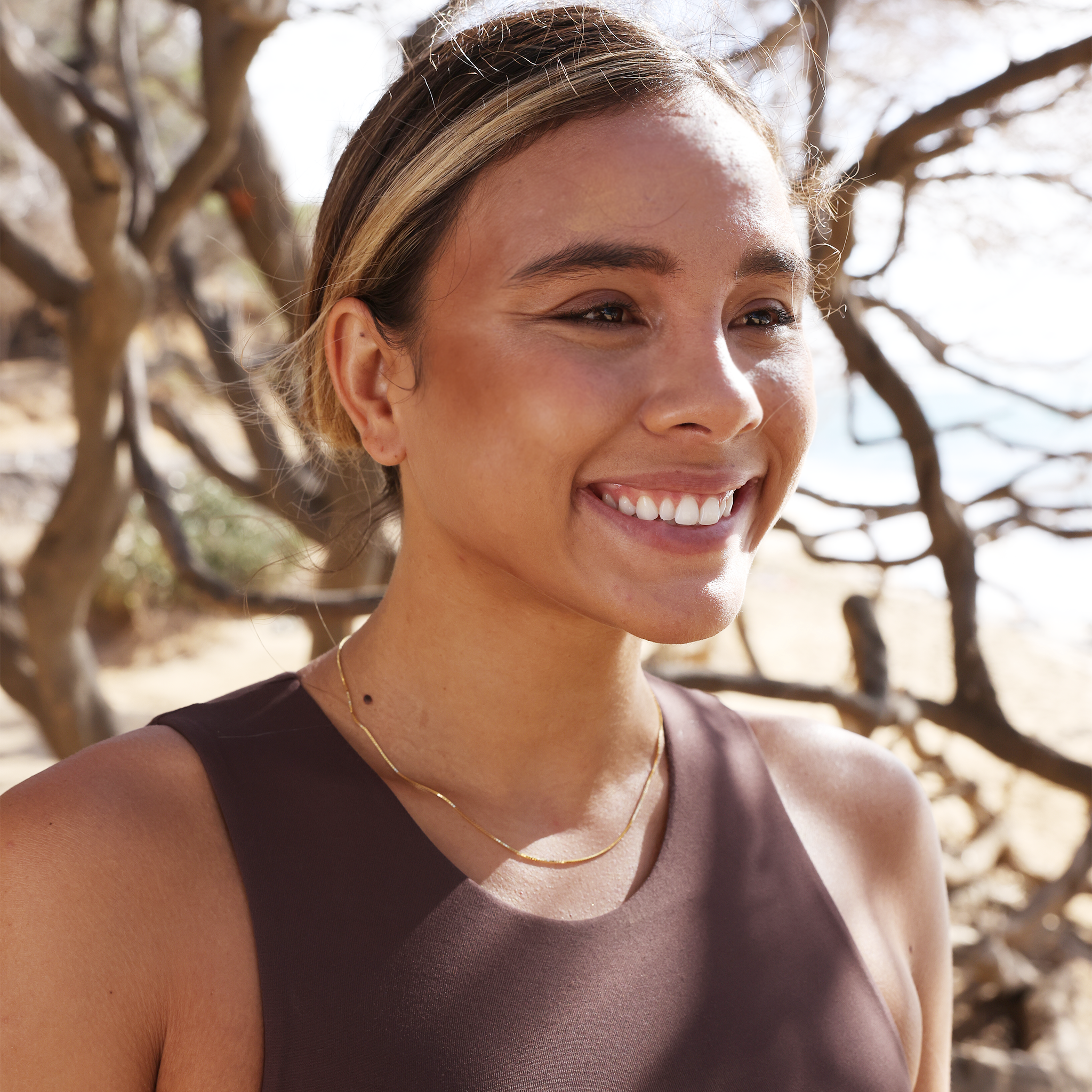 22" Adjustable 0.85mm Box Chain in Gold