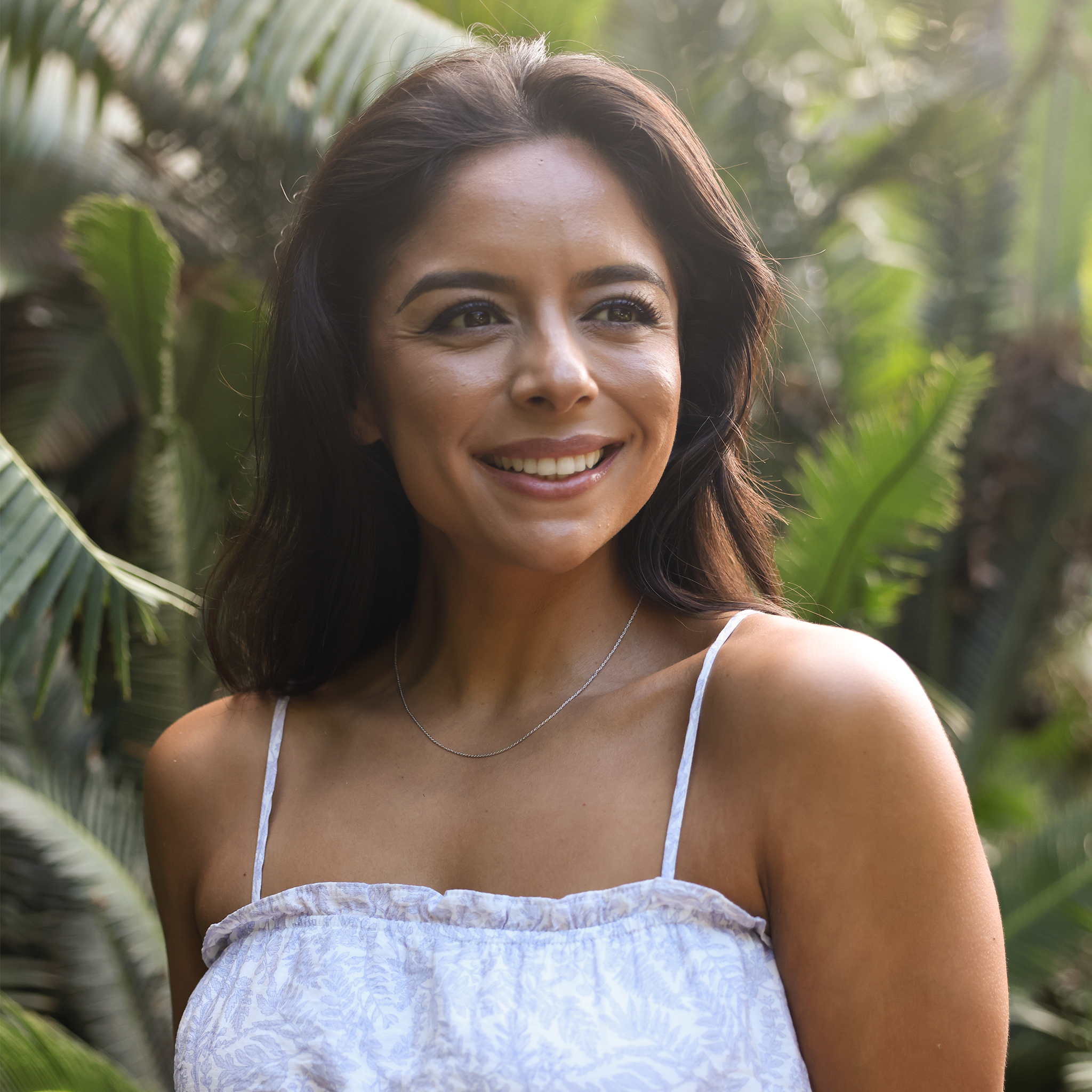 22" Adjustable 1.0mm Rope Chain in White Gold