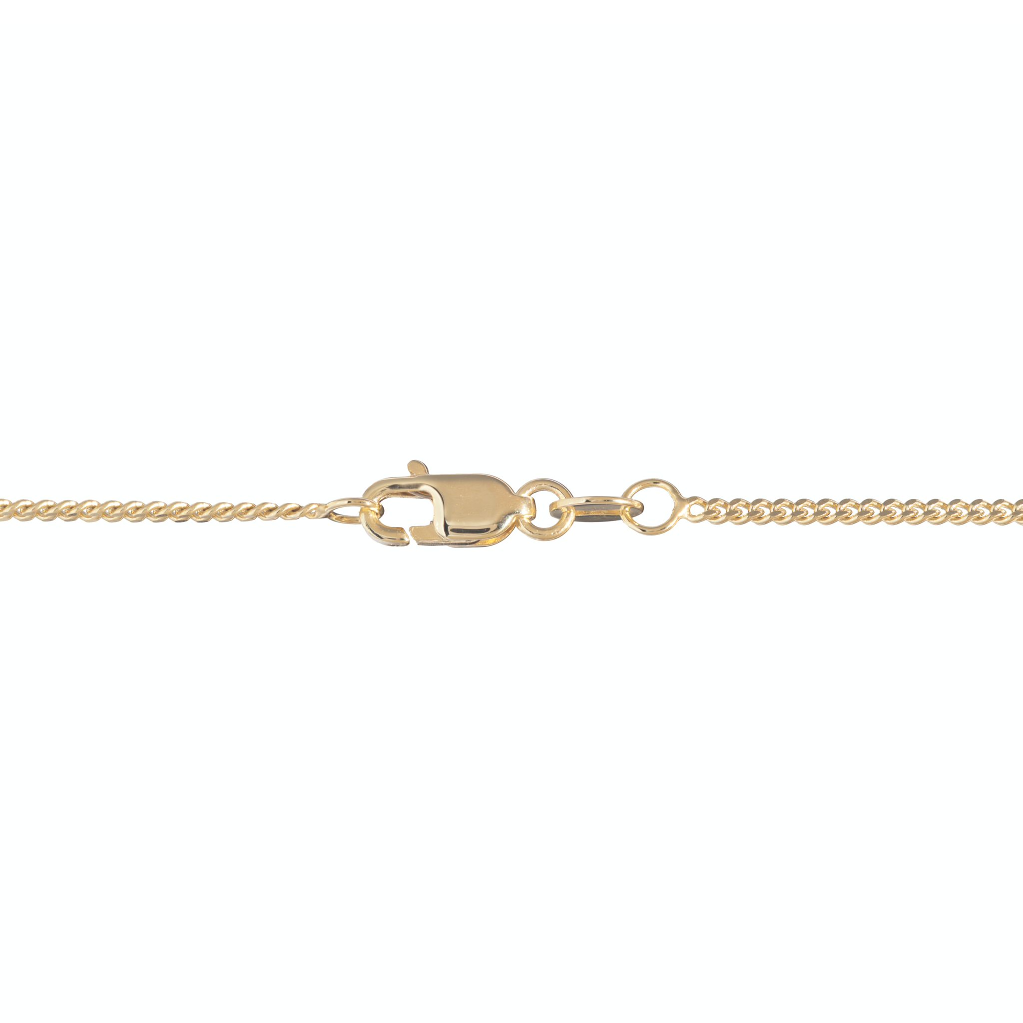 1.5mm Gourmette Chain in Gold