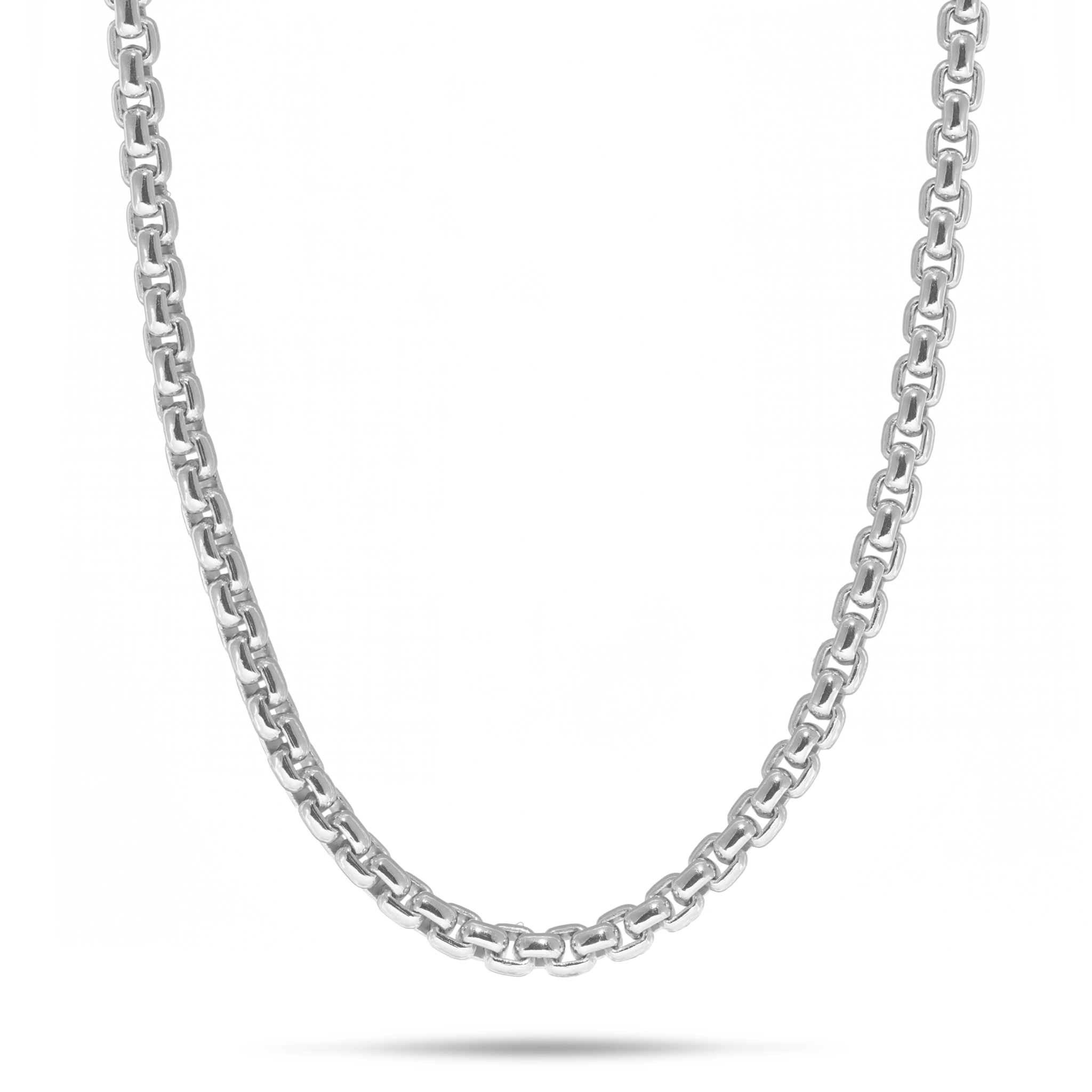 2.5mm Round Box Chain in Sterling Silver