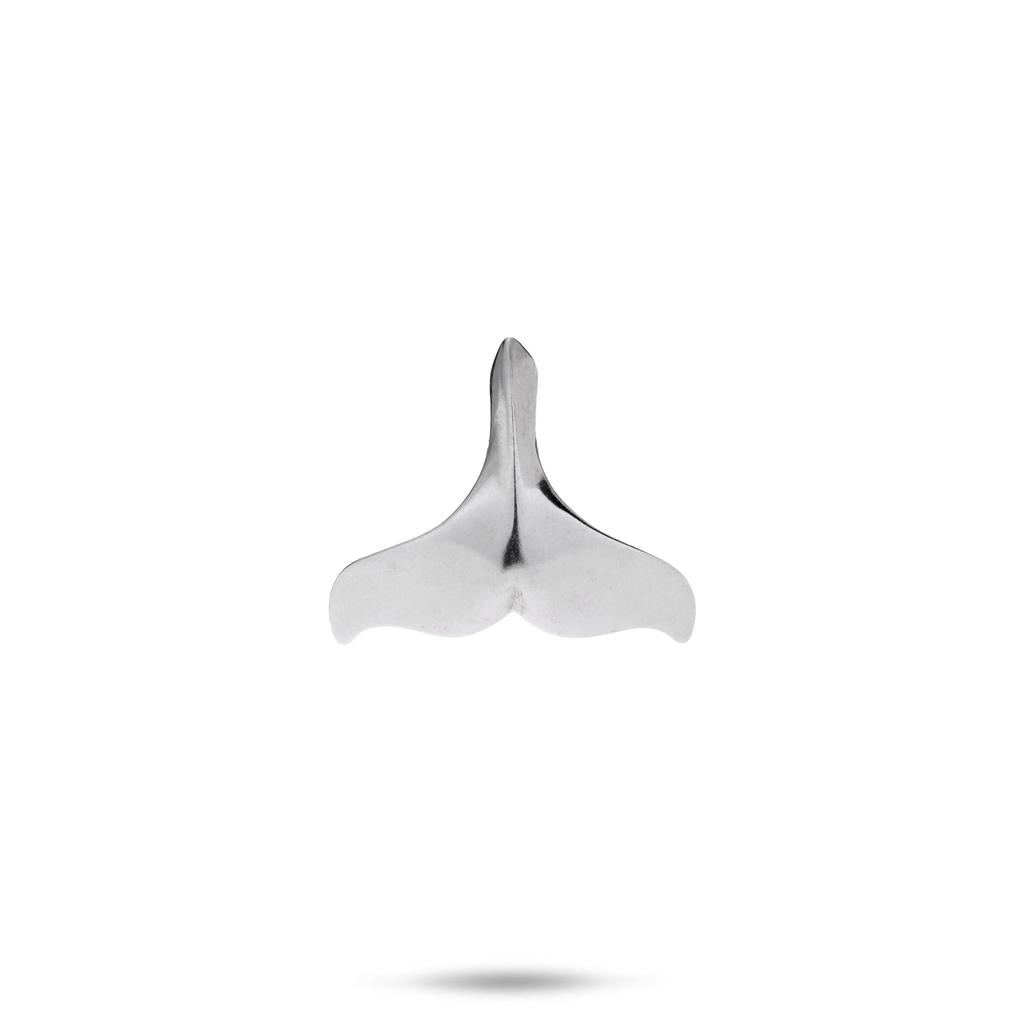 Whale Tail Pendant in Sterling Silver - 16mm