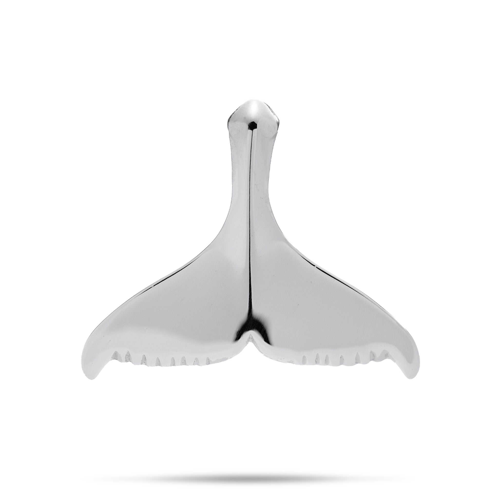 Whale Tail Pendant in Sterling Silver -28mm