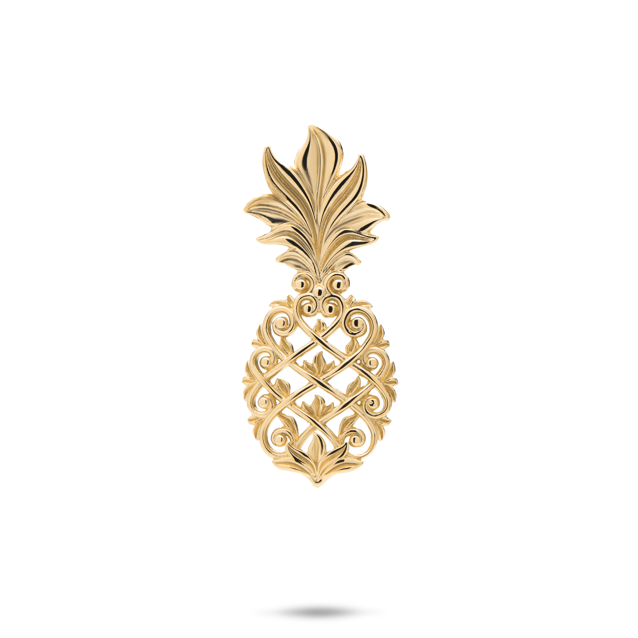 Living Heirloom Pineapple Pendant in Gold - 30mm