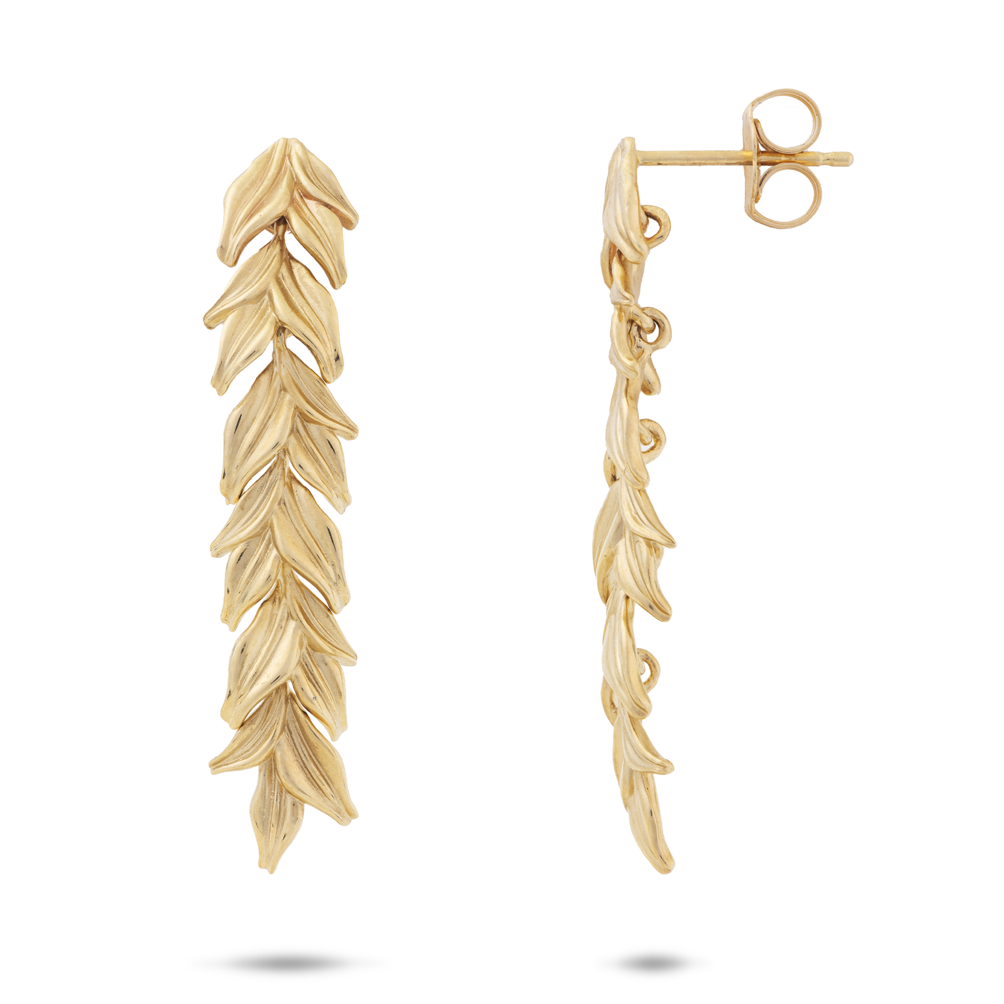 Maile Earrings in Gold - 38mm