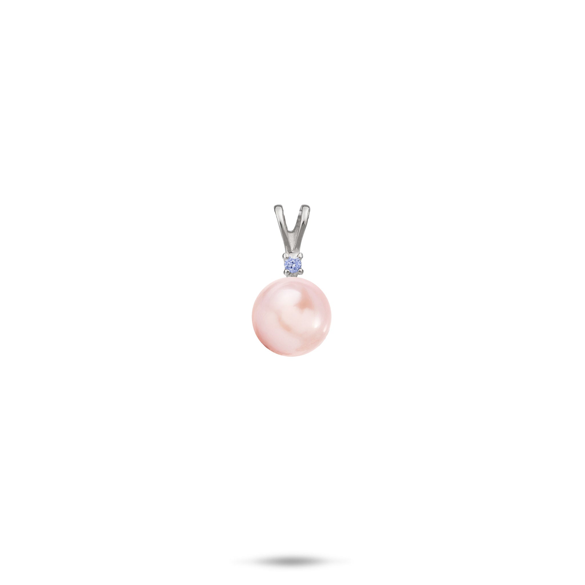 Pick A Pearl Tanzanite Pendant in White Gold