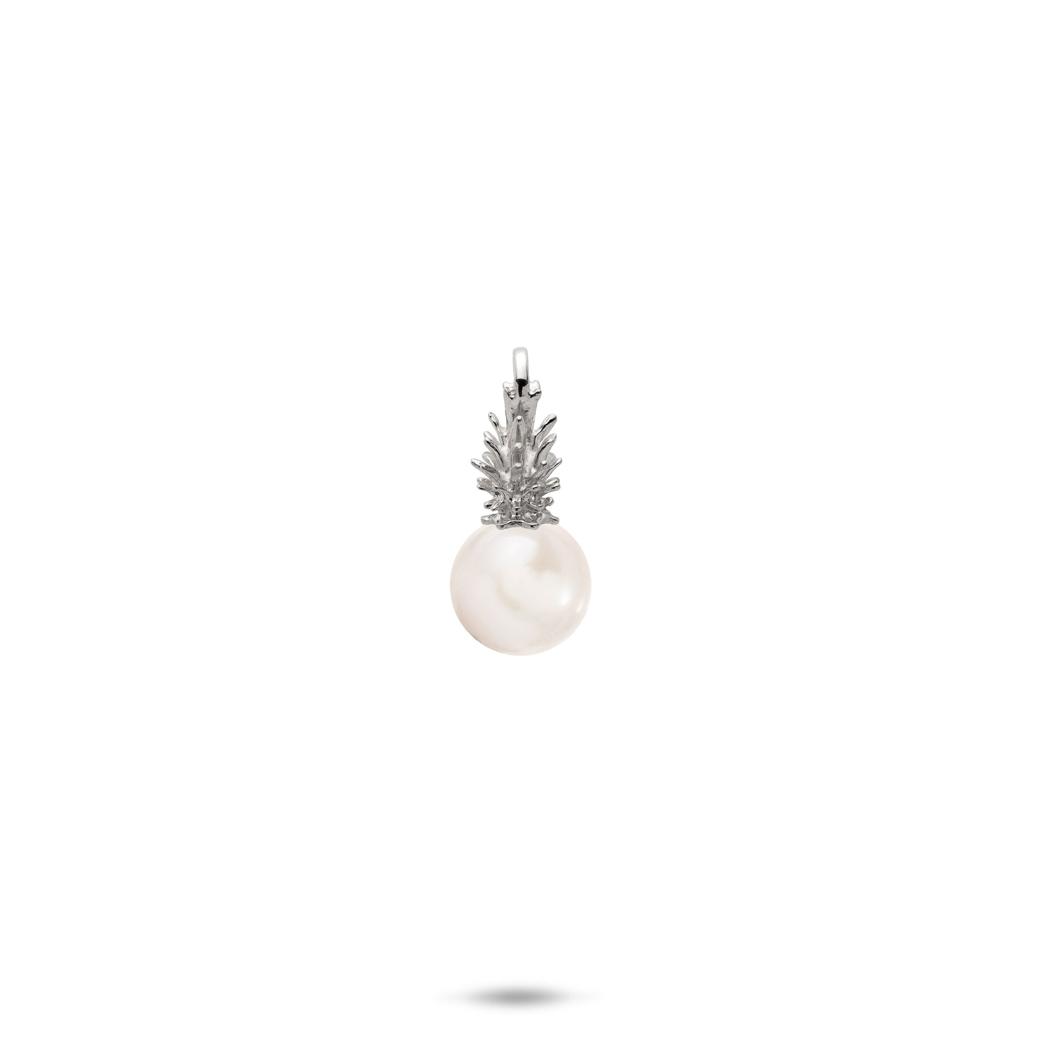 Pick A Pearl Pineapple Pendant in White Gold - 11mm