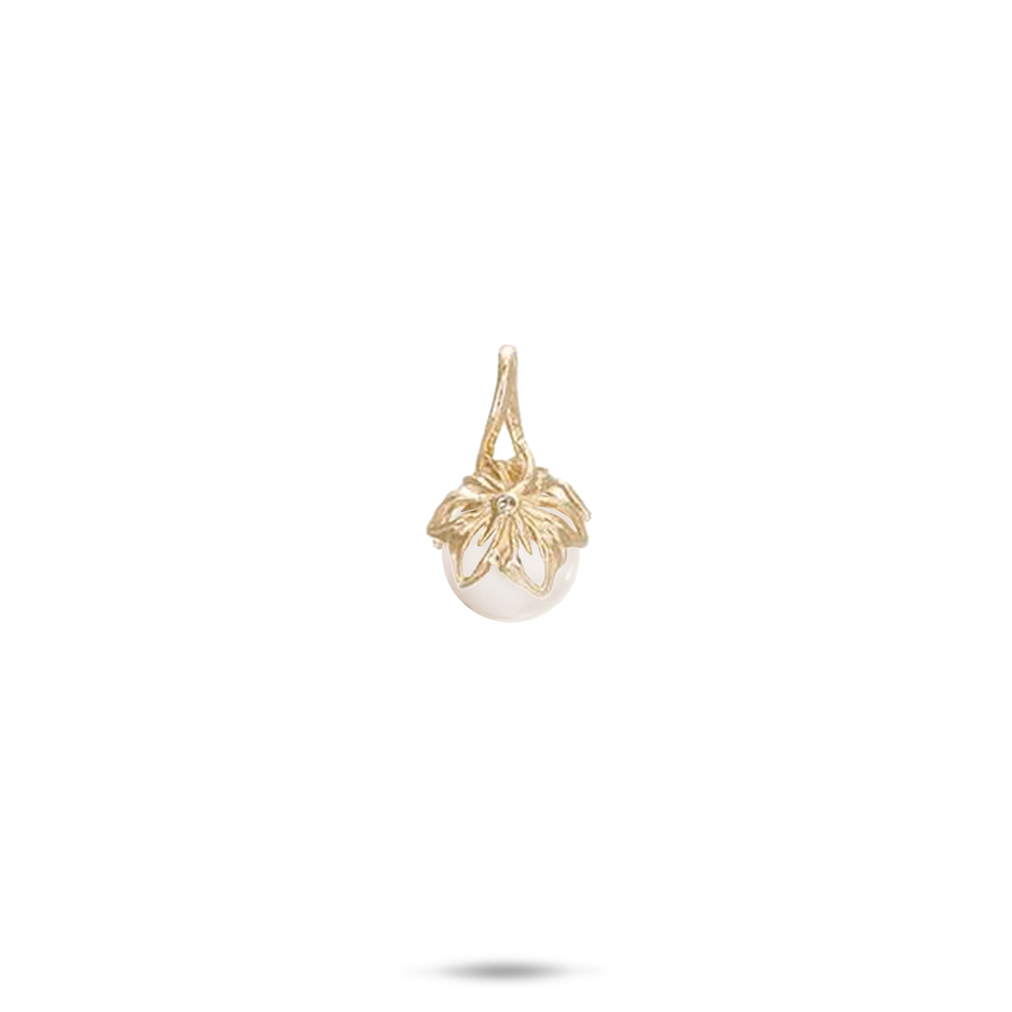 Pick A Pearl Naupaka Pendant in Gold with Diamond - 13mm