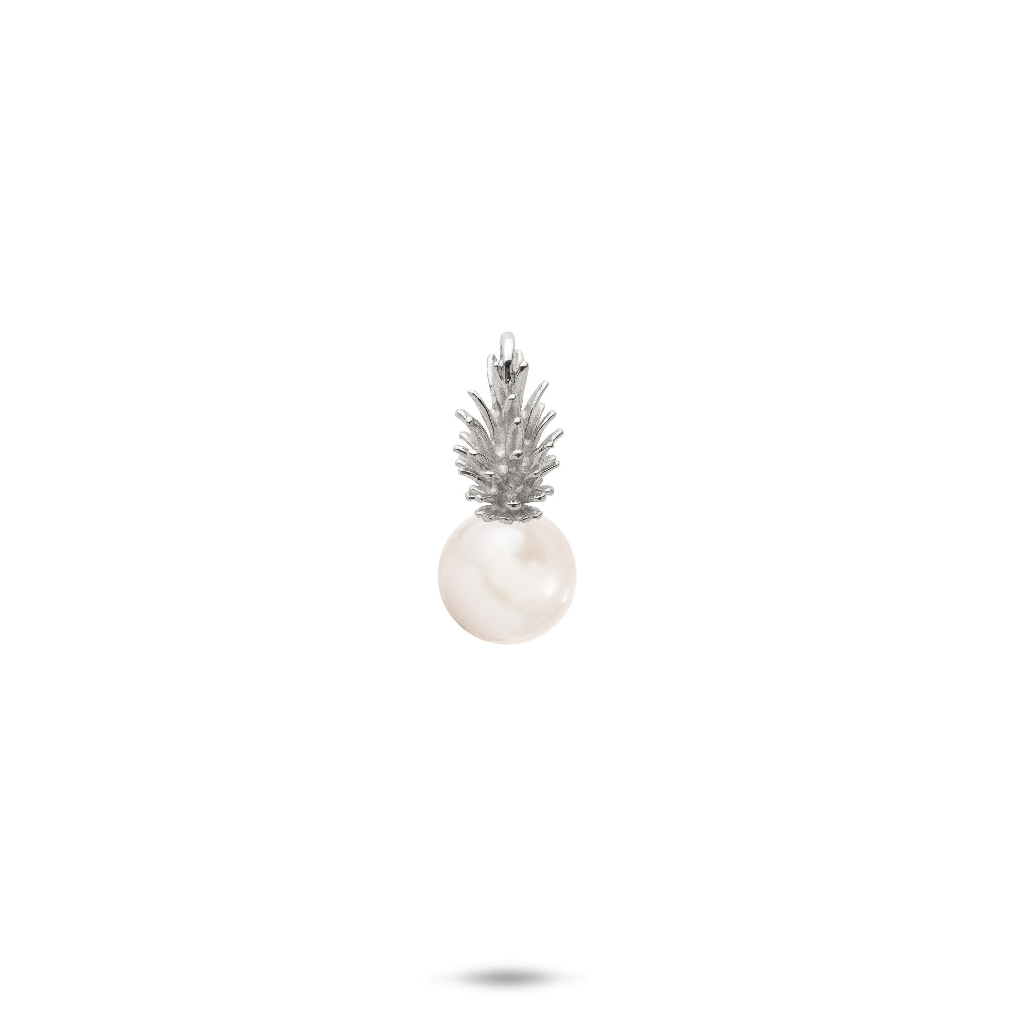 Pick A Pearl Pineapple Pendant in White Gold - 12mm