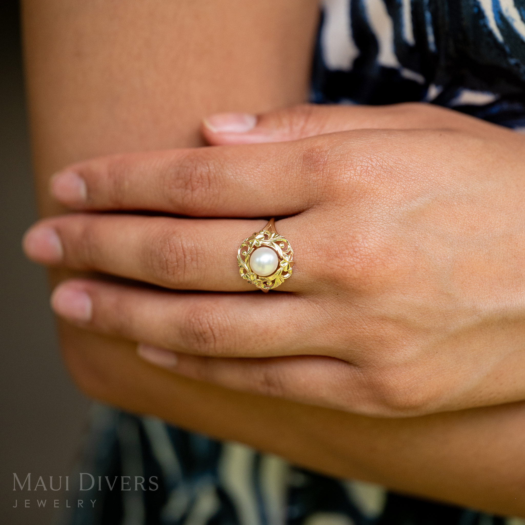Pick A Pearl Hawaiian Heirloom Ring in Gold