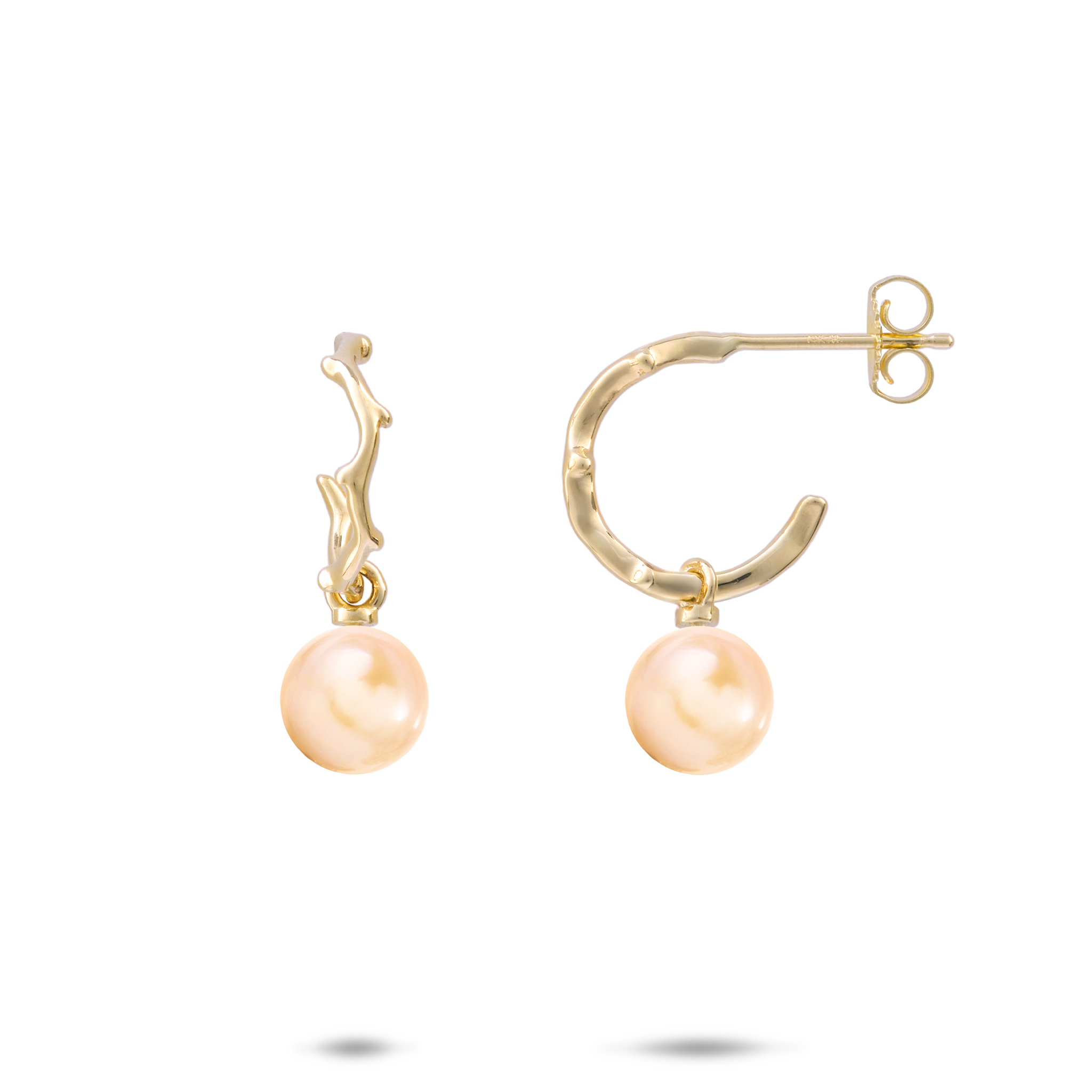 Pick A Pearl Heritage Earrings in Gold - 13mm