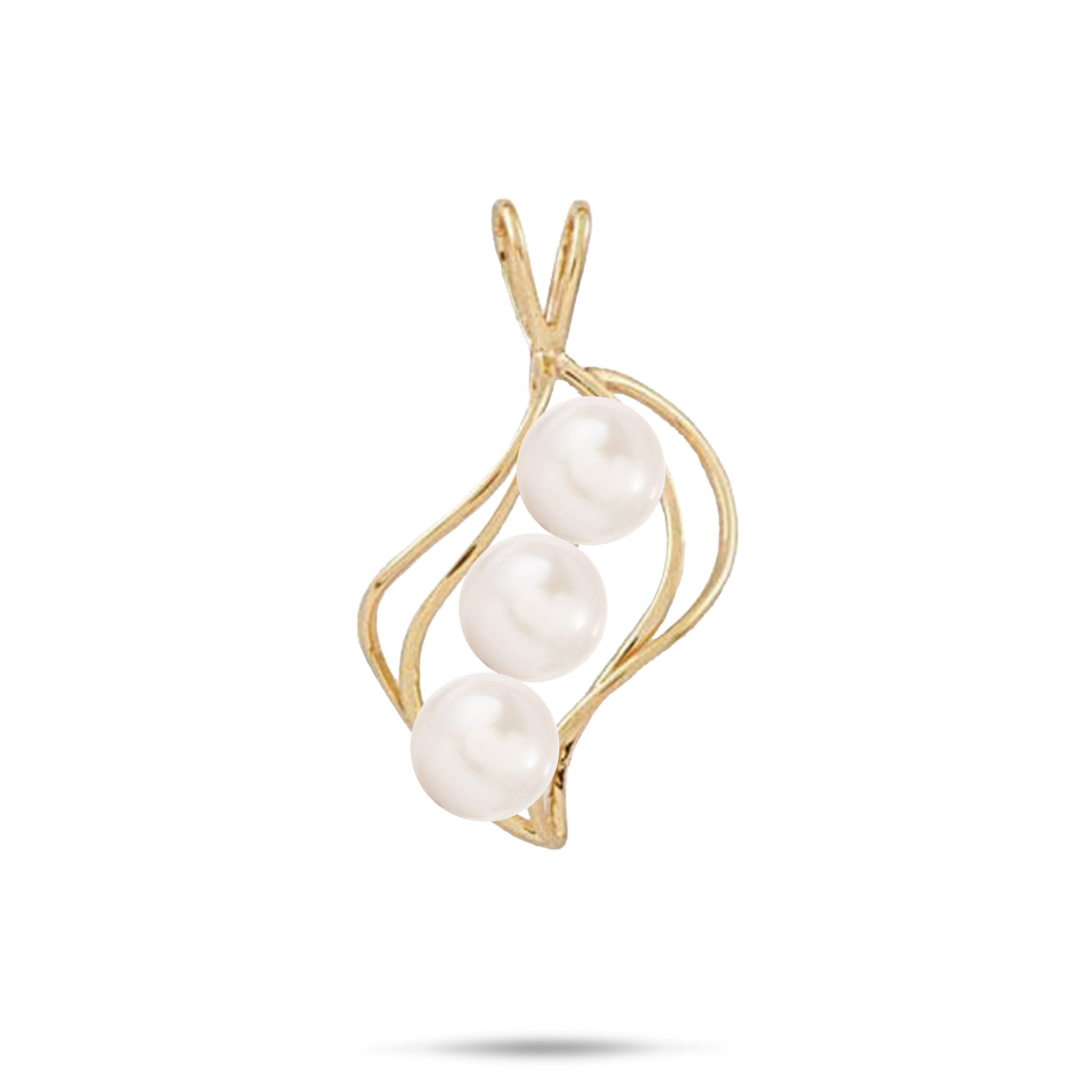 Pick A Pearl Waterfall Pendant in Gold - 22mm