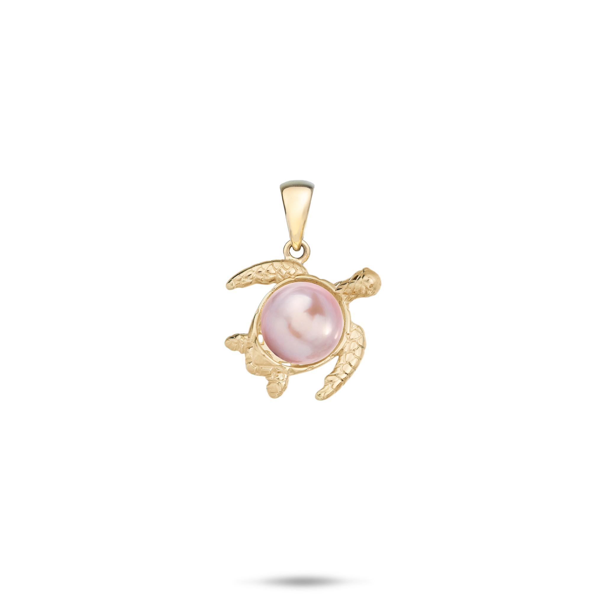 Pick A Pearl Honu Pendant in Gold - 12mm