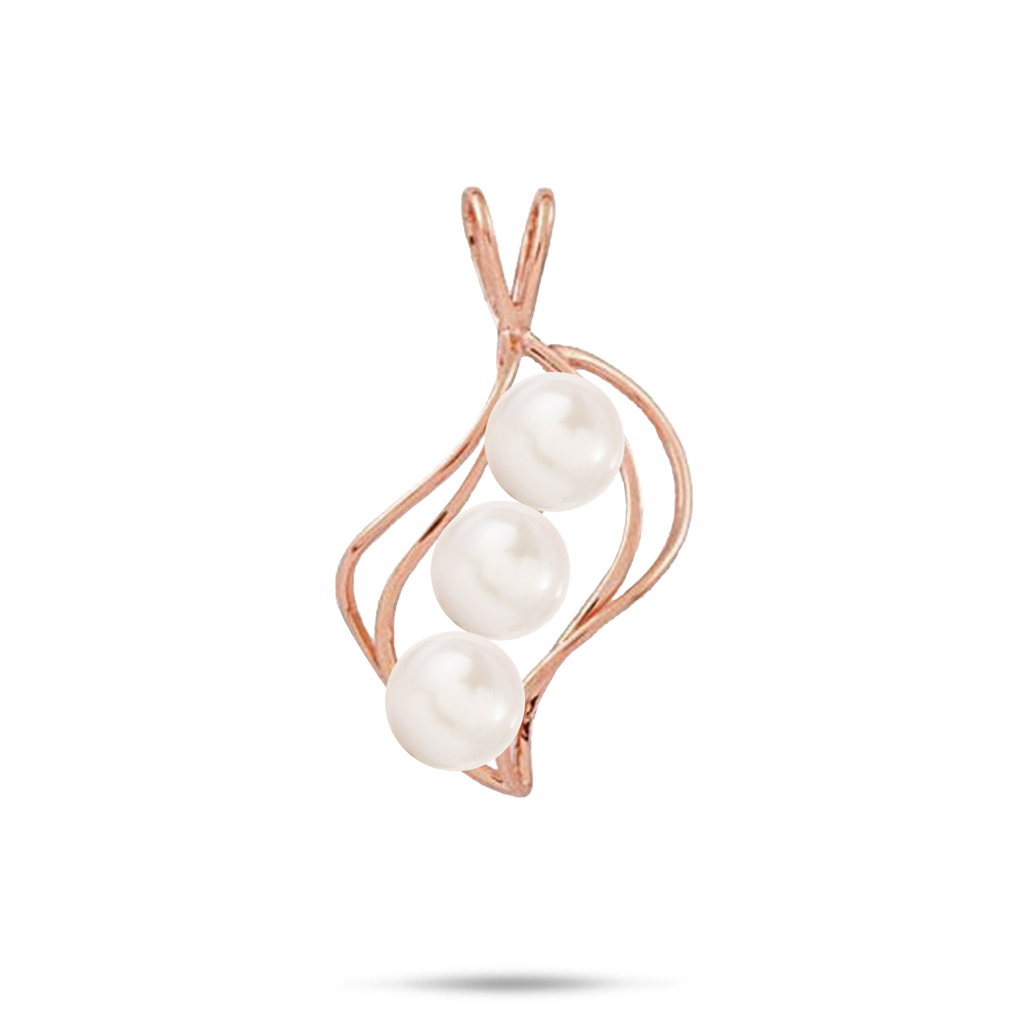 Pick A Pearl Waterfall Pendant in Rose Gold - 22mm