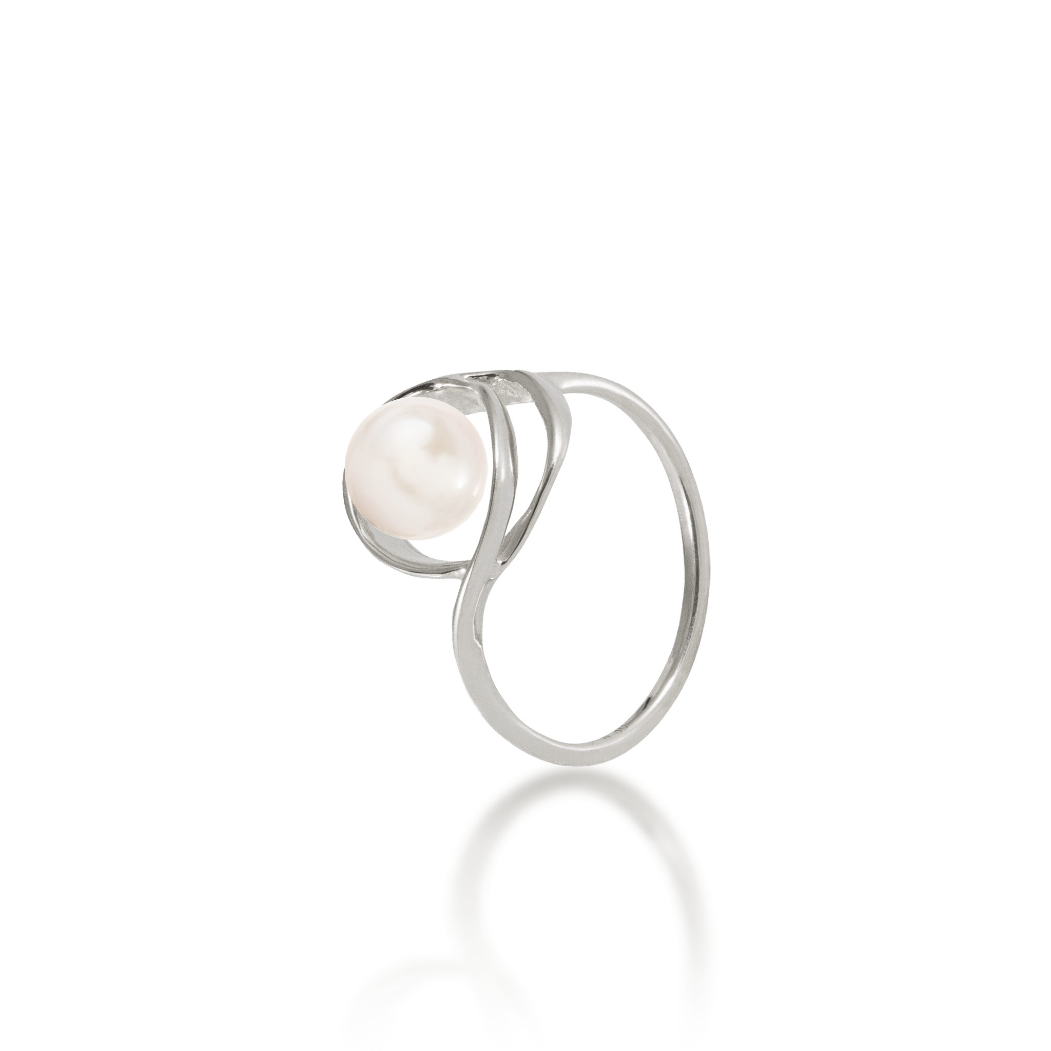 Pick A Pearl Ring in White Gold
