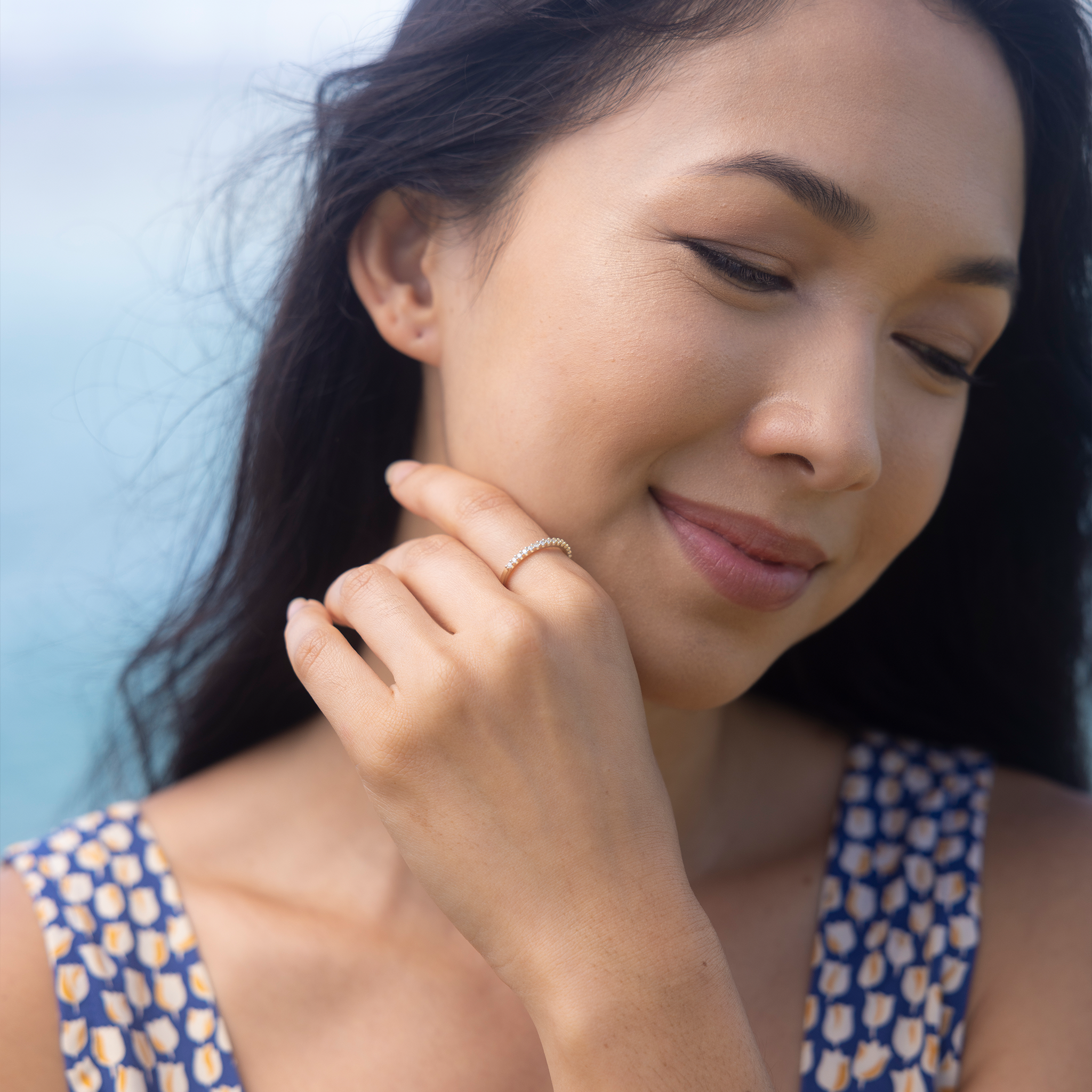 Anniversary Ring in Gold with Diamonds