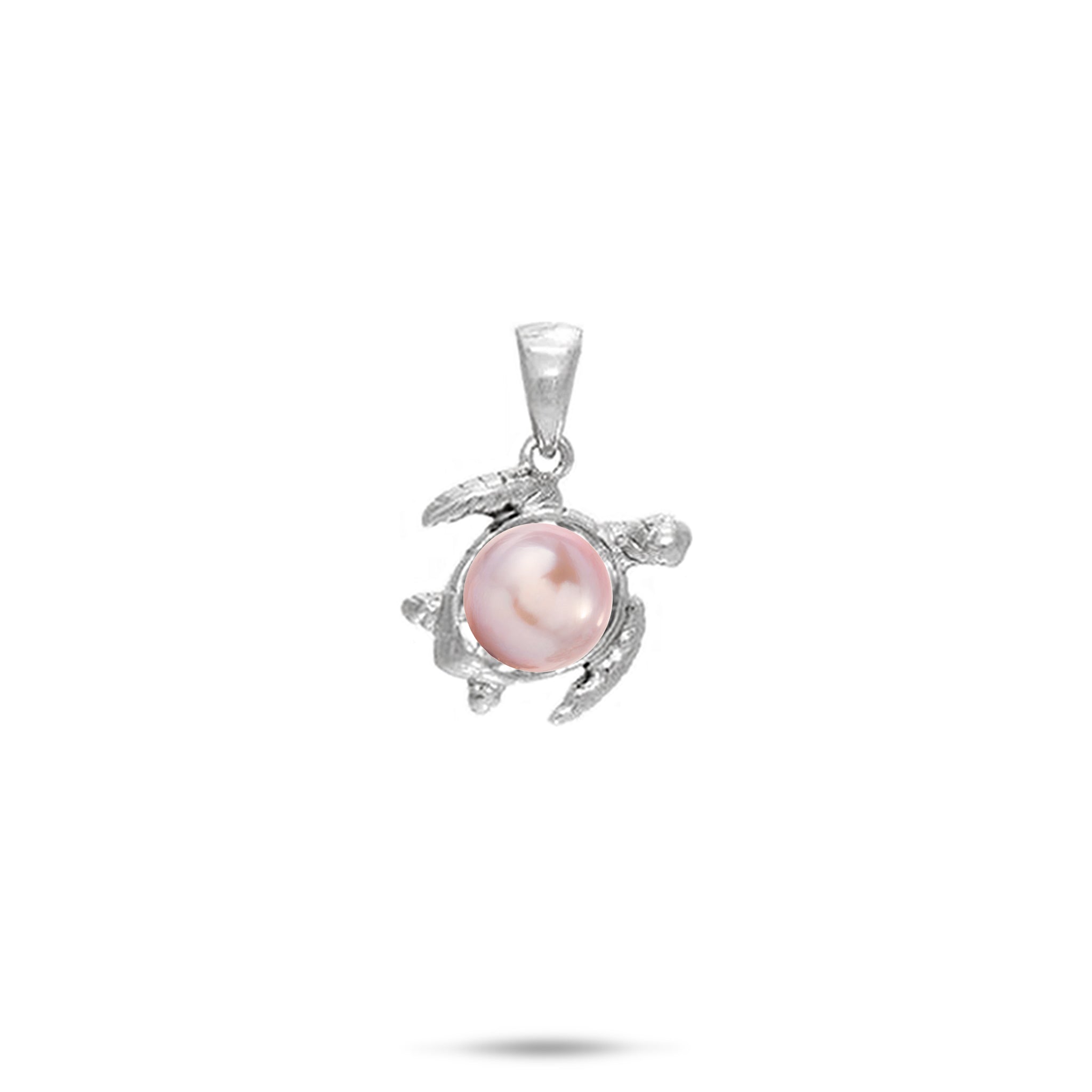 Pick A Pearl Honu Pendant in Sterling Silver - 12mm
