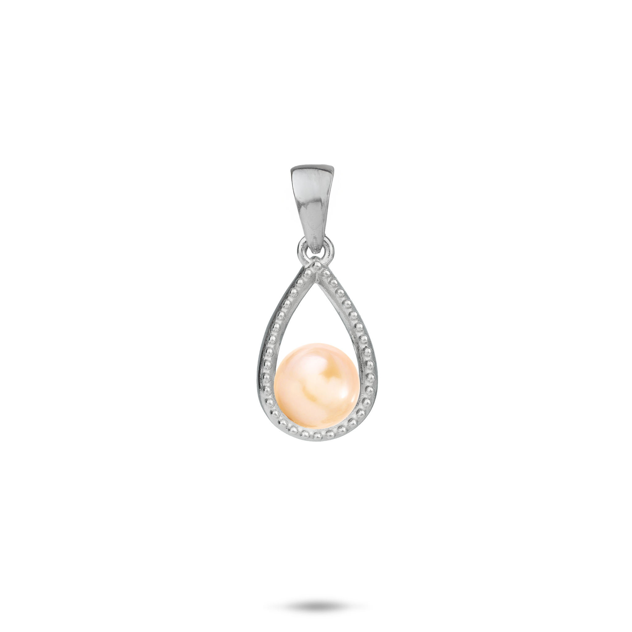 Pick A Pearl Teardrop Pendant in Sterling Silver - 17mm