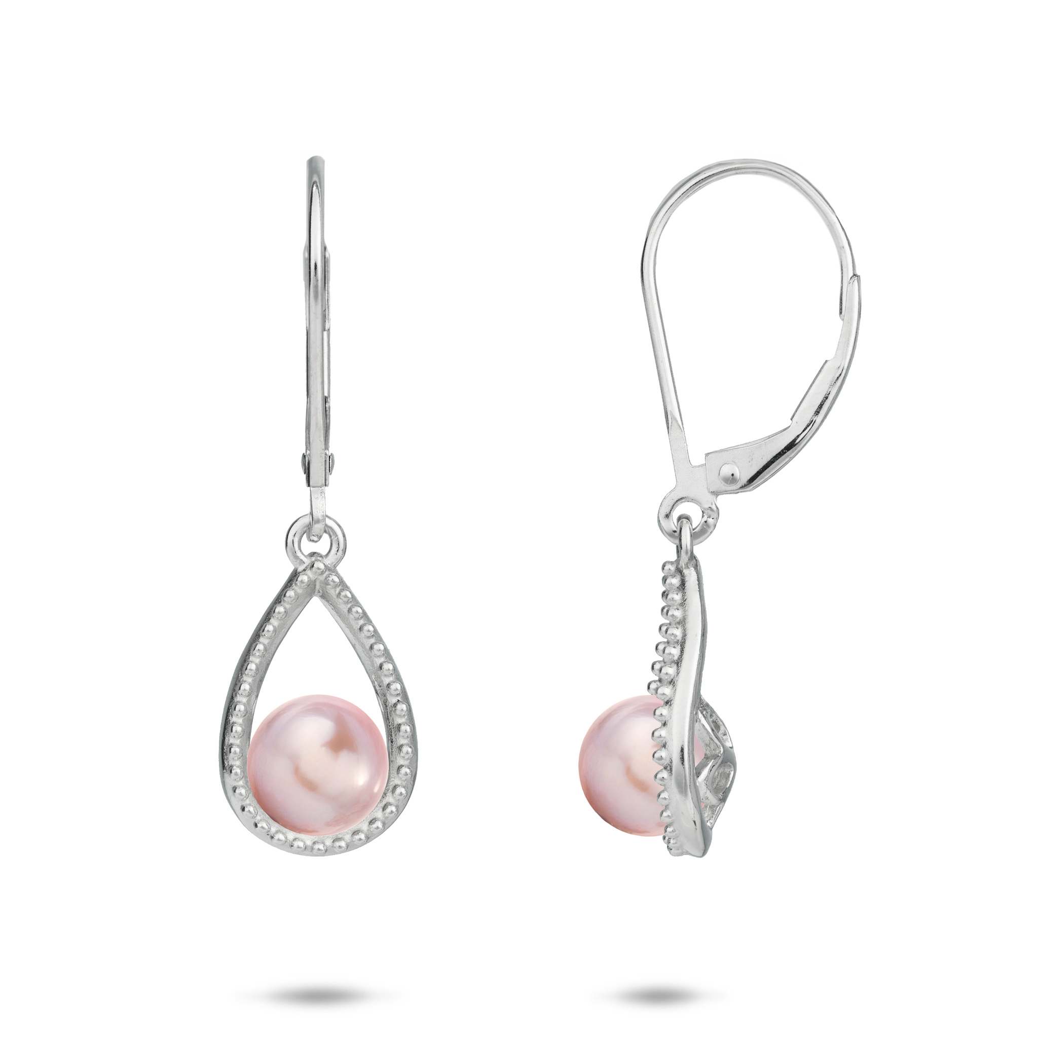 Pick A Pearl Teardrop Earrings in Sterling Silver