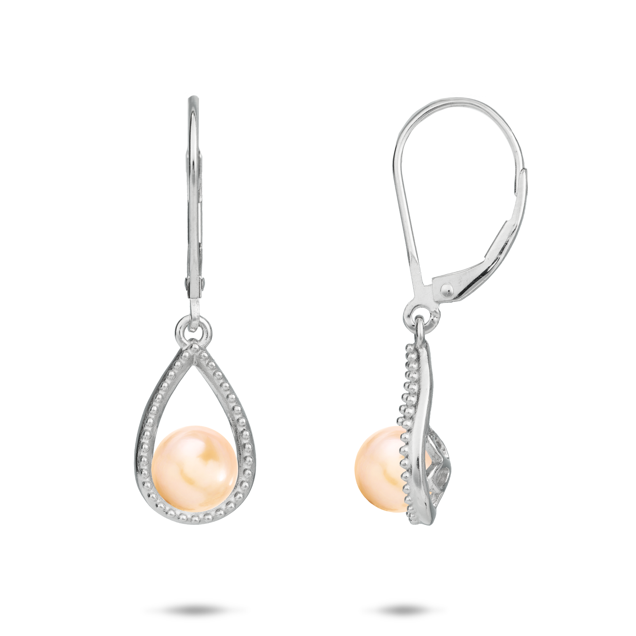 Pick A Pearl Teardrop Earrings in Sterling Silver