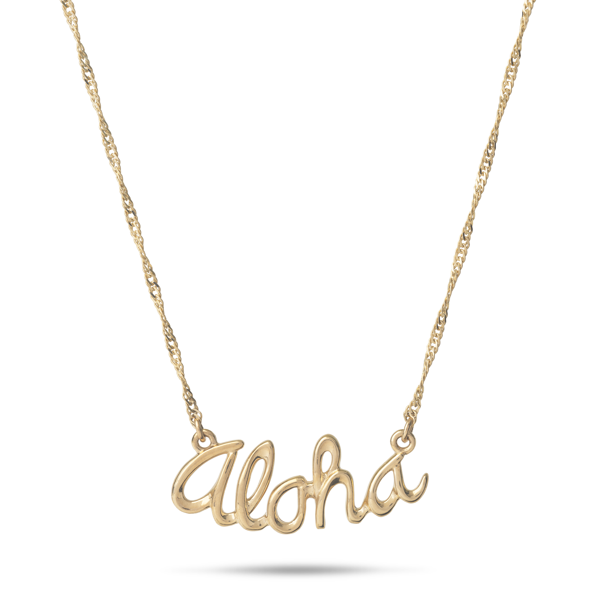 16" Aloha Necklace in Gold