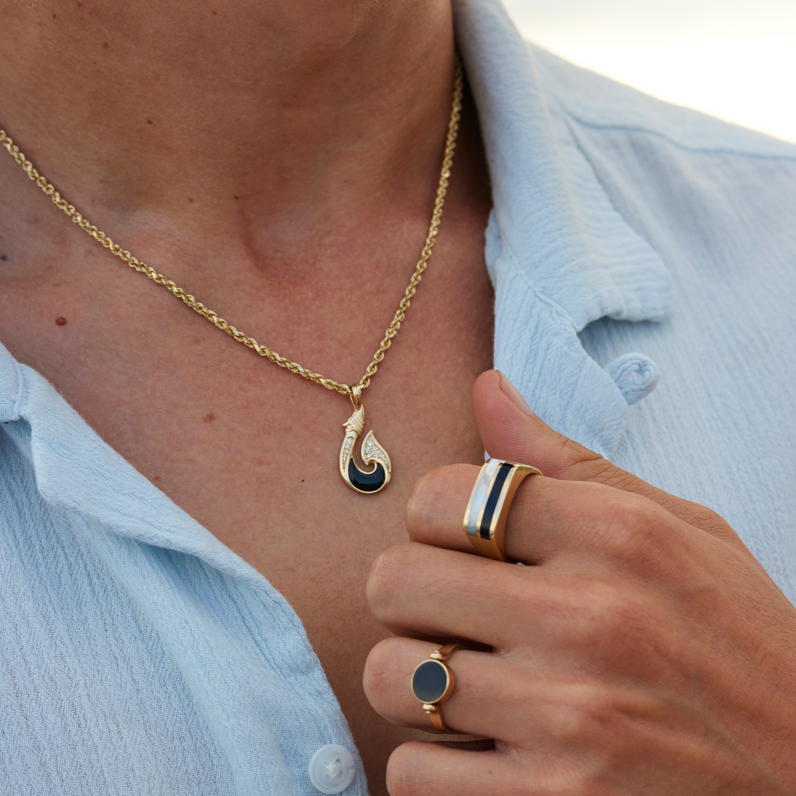 2.5mm Rope Chain in Gold