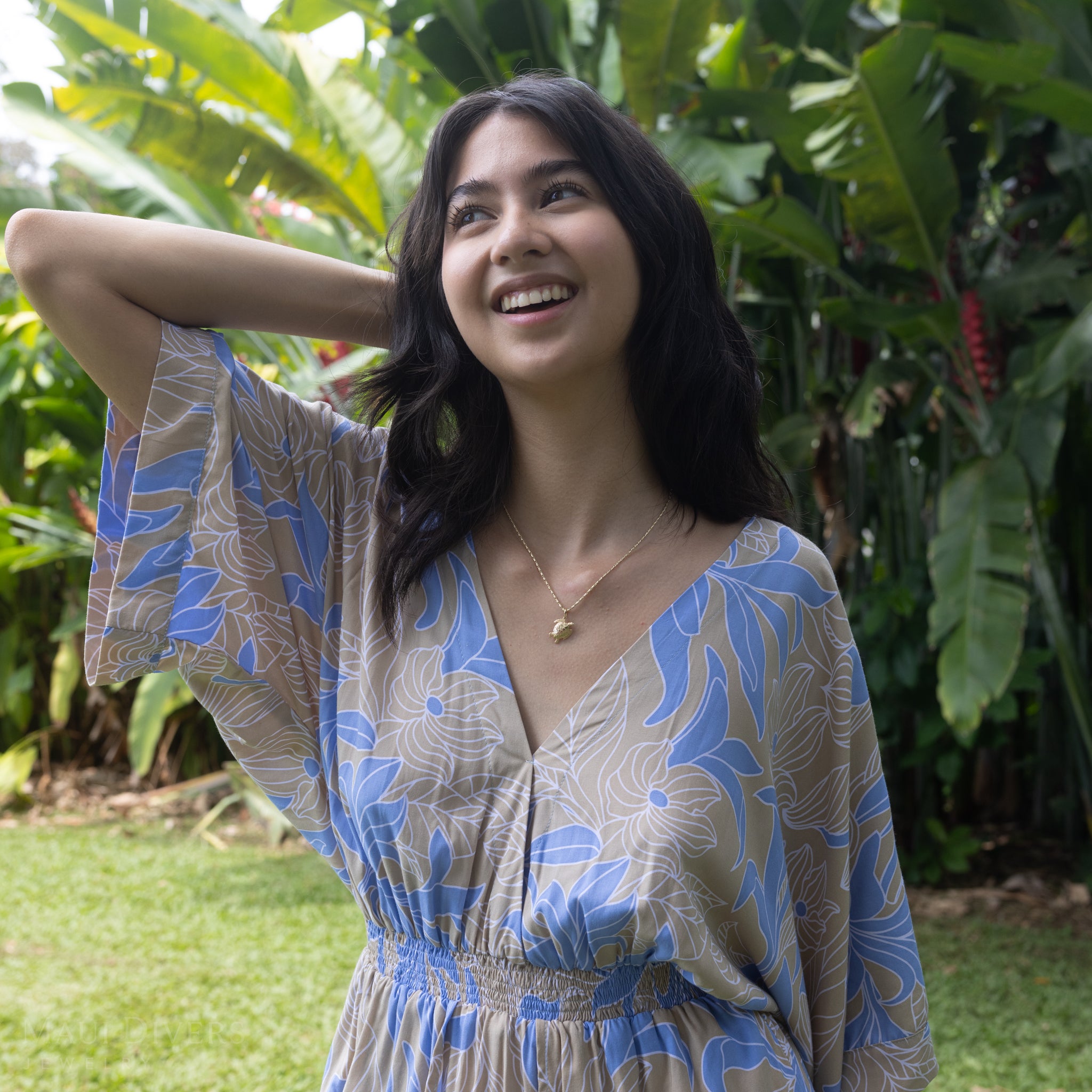 Honu Pendant in Gold - 18mm