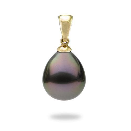 Tahitian Black Pearl Pendant in Gold-Maui Divers Jewelry
