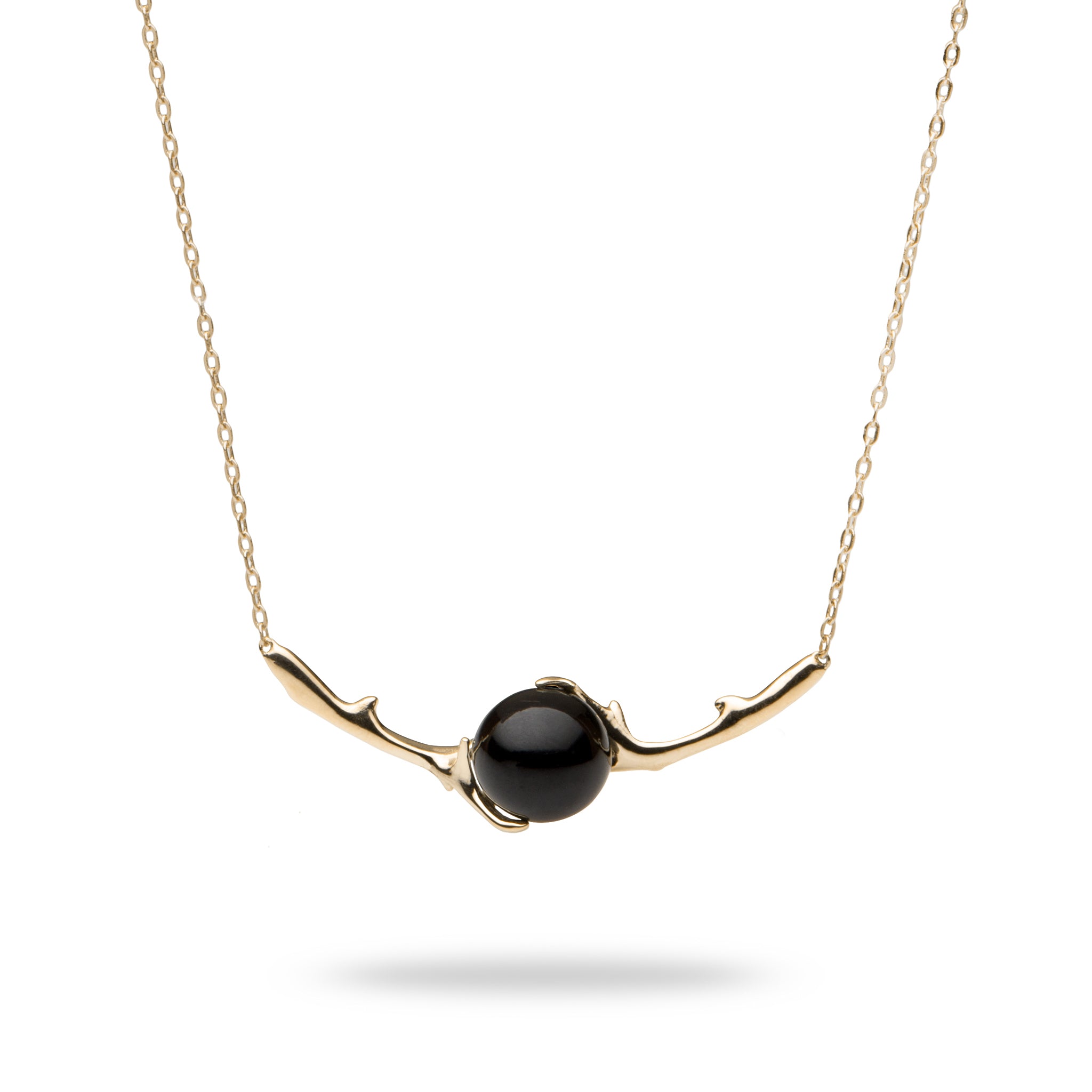 18 Heritage Black Coral Necklace in Gold – Maui Divers Jewelry