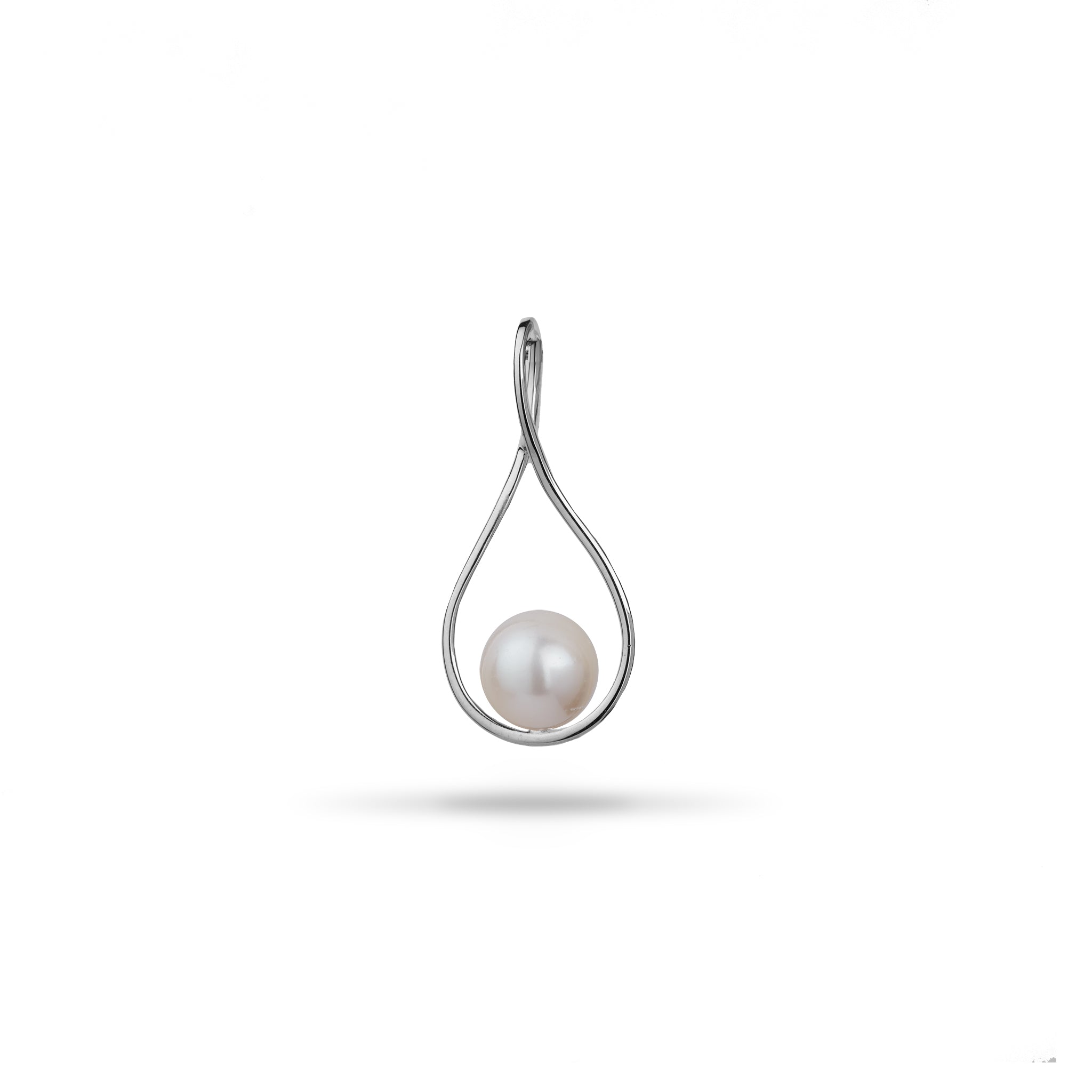 Pick A Pearl Pendant in White Gold with White Pearl - Maui Divers Jewelry