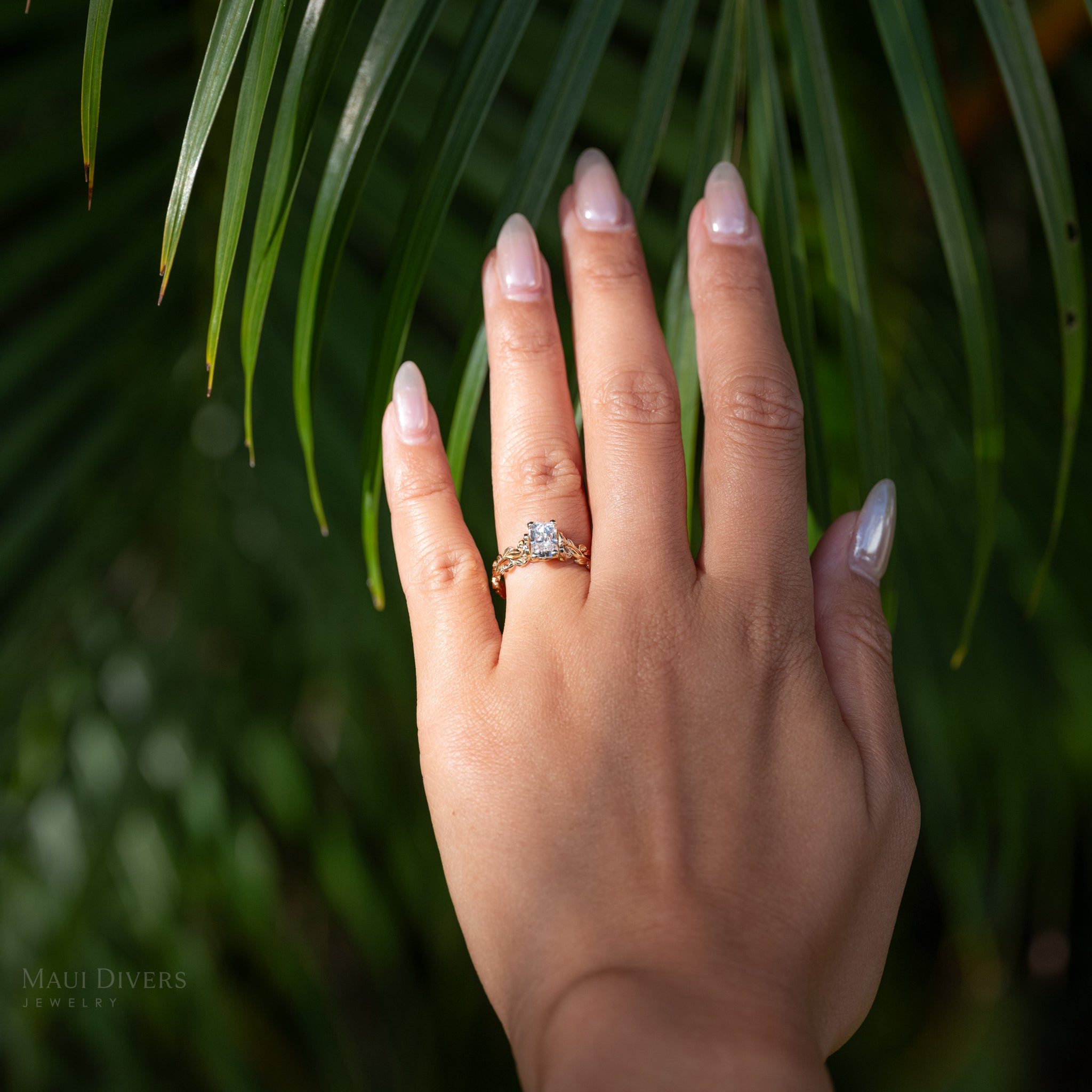 Living Heirloom Solitaire Lab Grown Diamond Engagement Ring in Gold