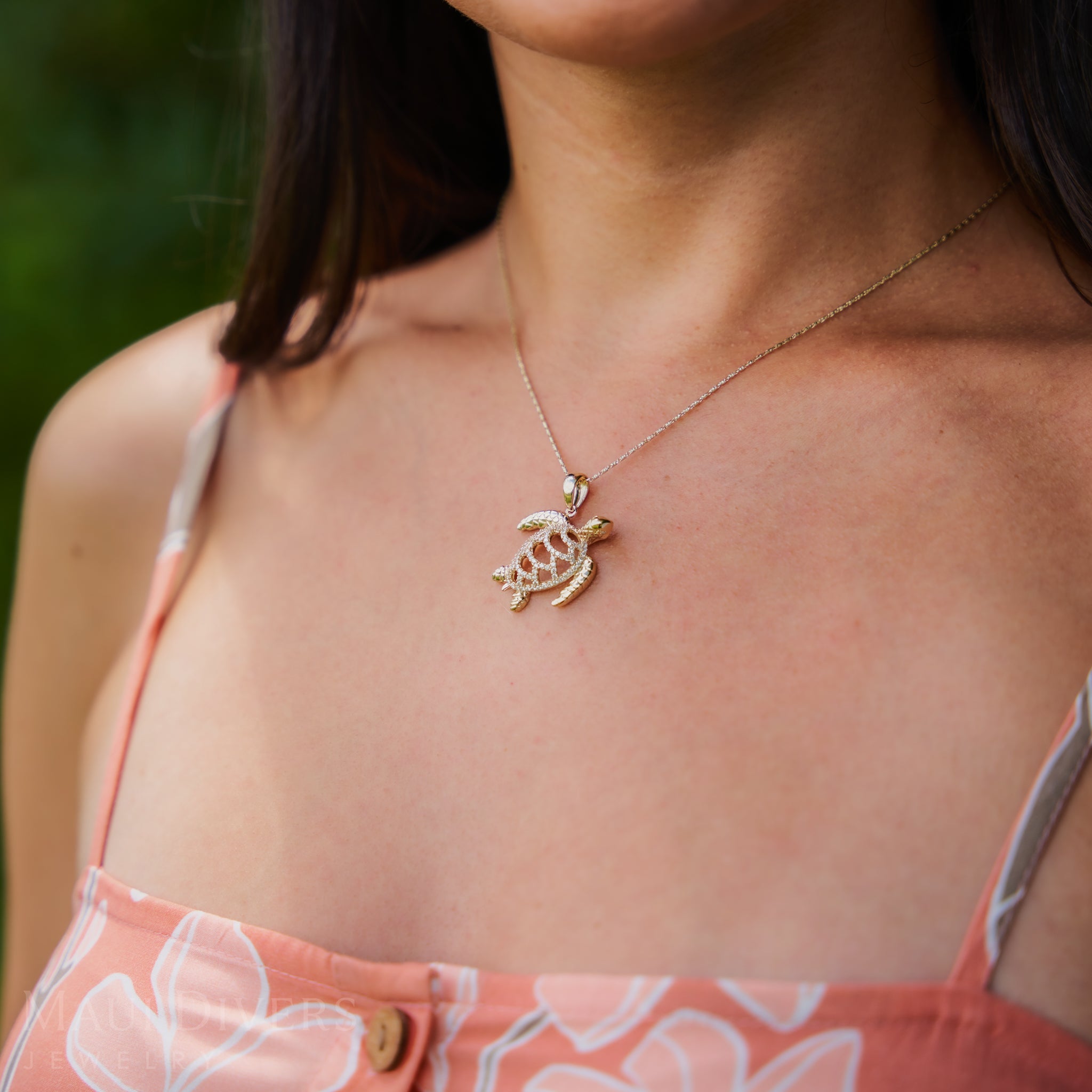 24インチ アジャスタブル0.9mmラソチェーン(ゴールド