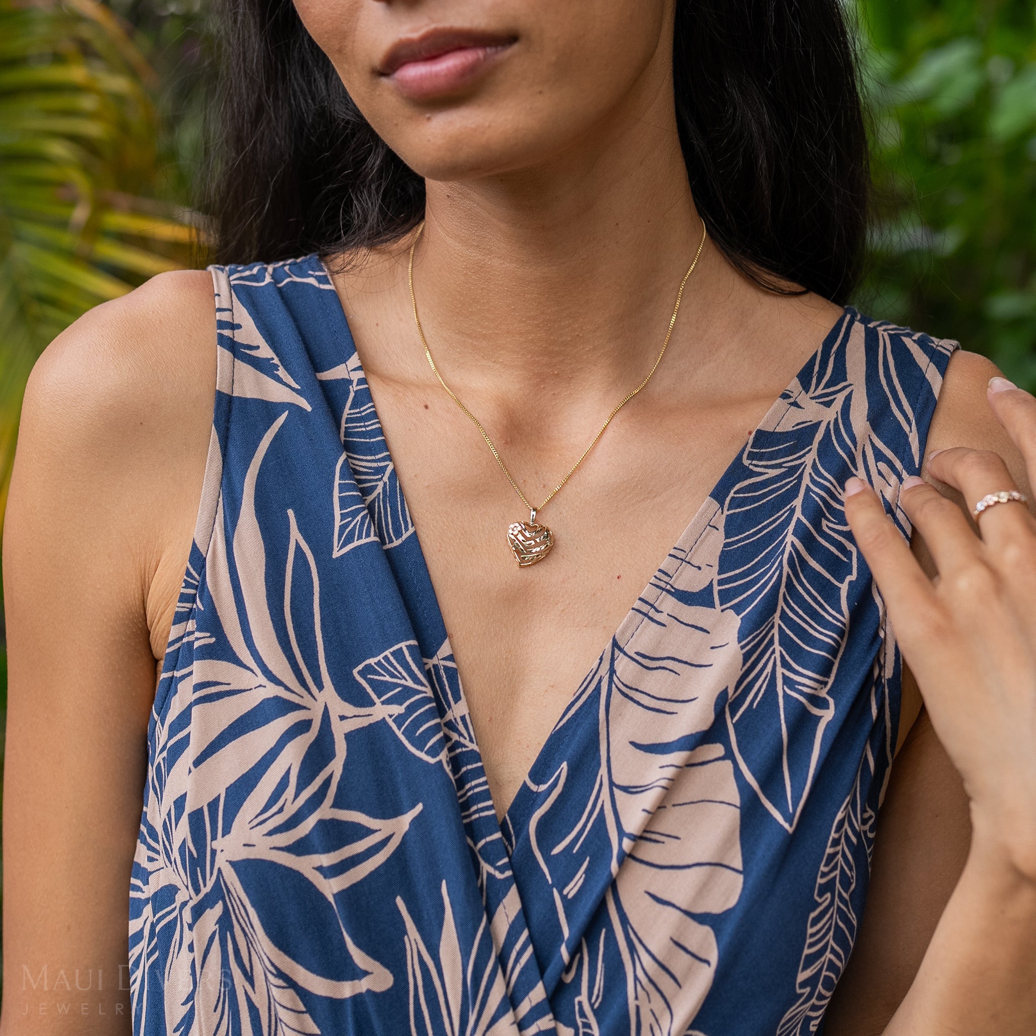 アロハハートプルメリア - 18mm