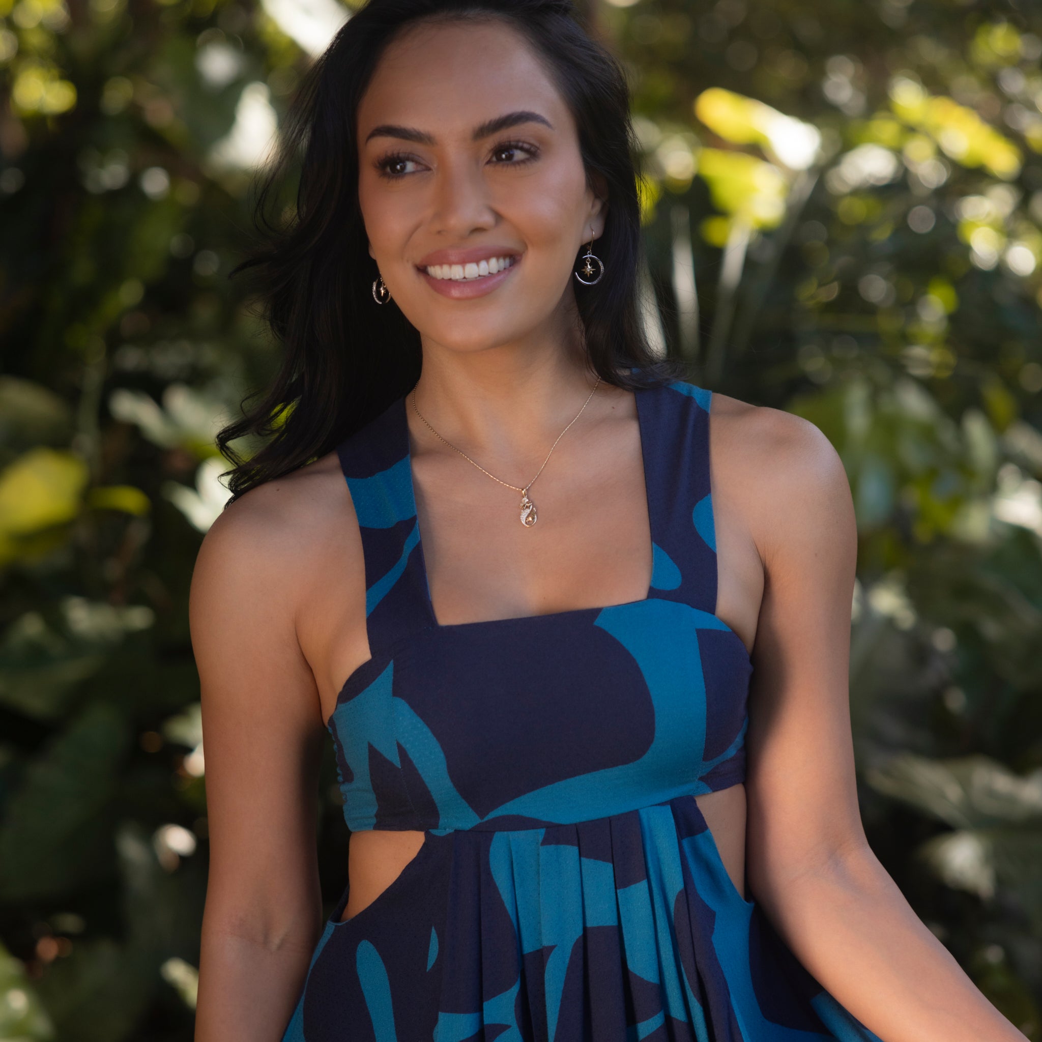 シーライフ・マーメイド・ペンダント ダイヤモンド・ゴールド - 24mm