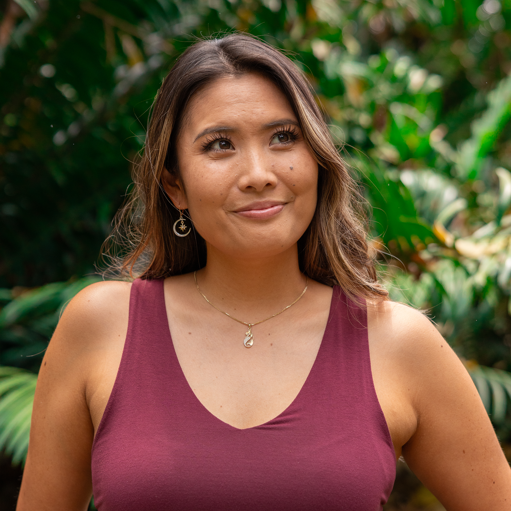 シーライフ・マーメイド・ペンダント ダイヤモンド・ゴールド - 24mm