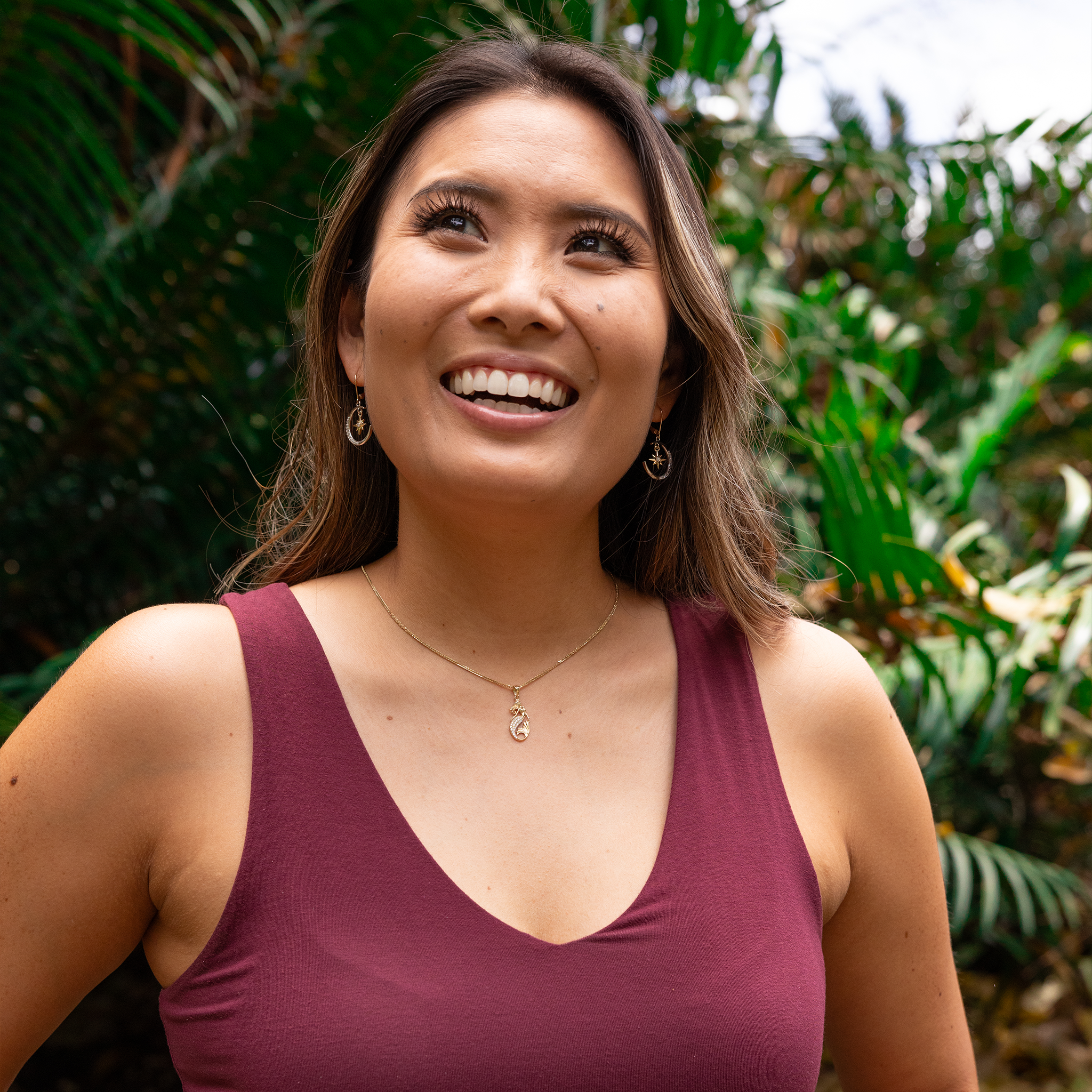 シーライフ・マーメイド・ペンダント ダイヤモンド・ゴールド - 24mm