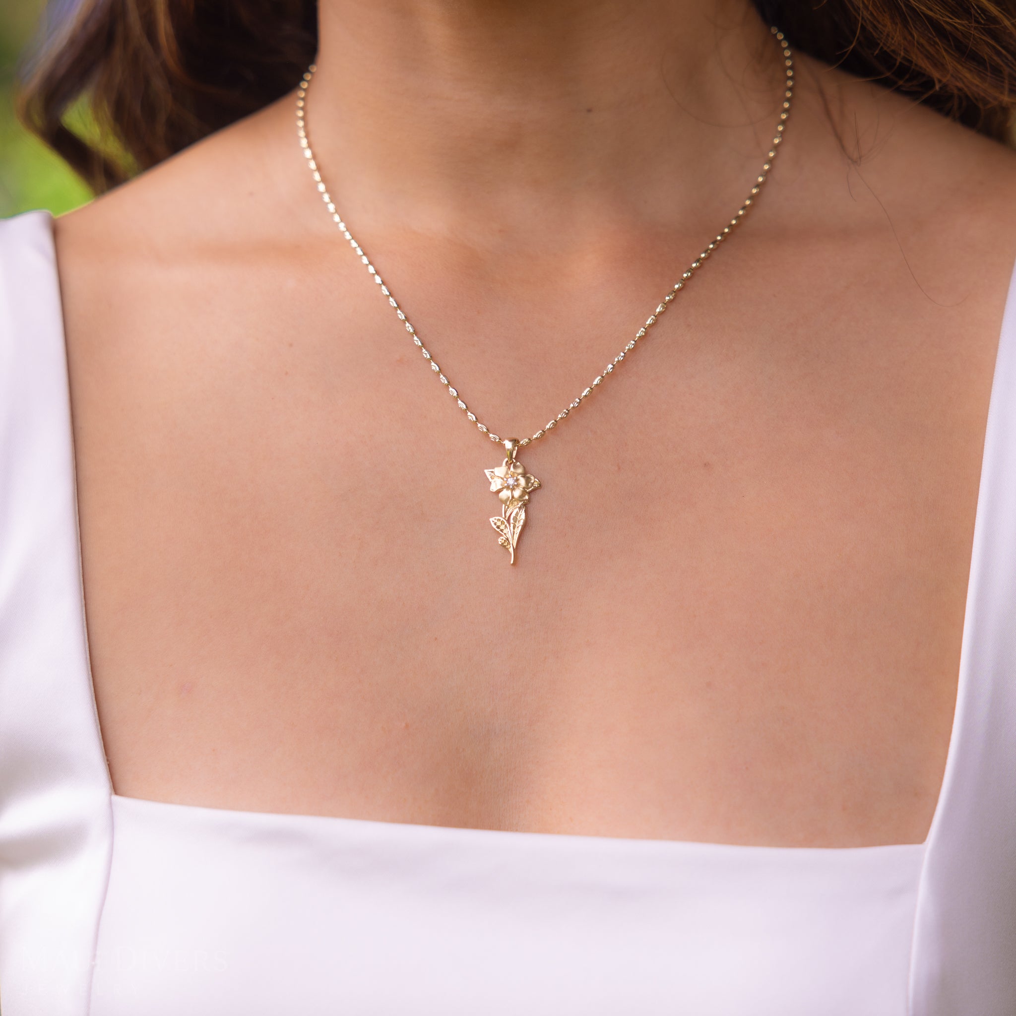 Nāʻū ペンダント ダイヤモンド ゴールド - 27mm