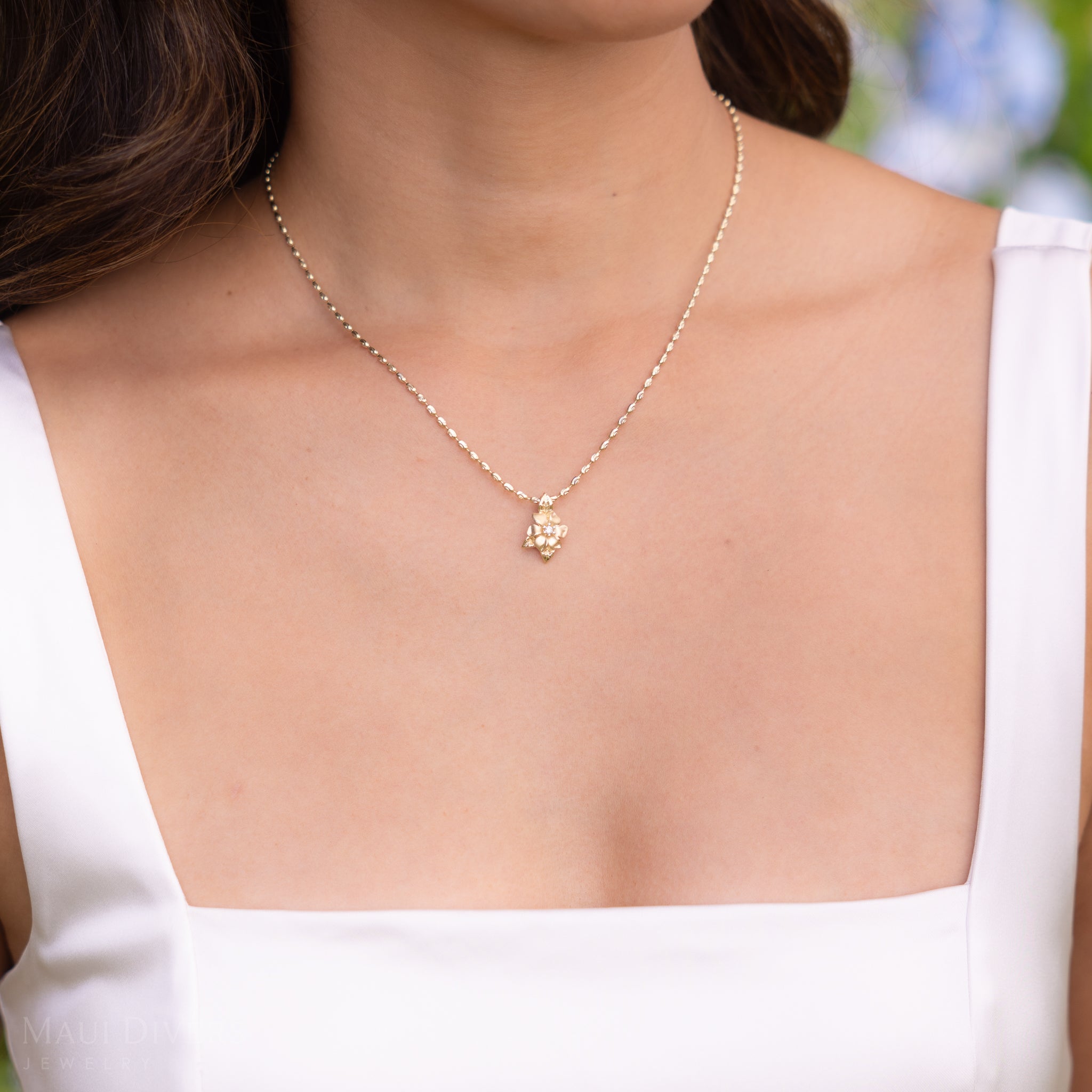 Nāʻū ペンダント ダイヤモンド ゴールド - 18mm