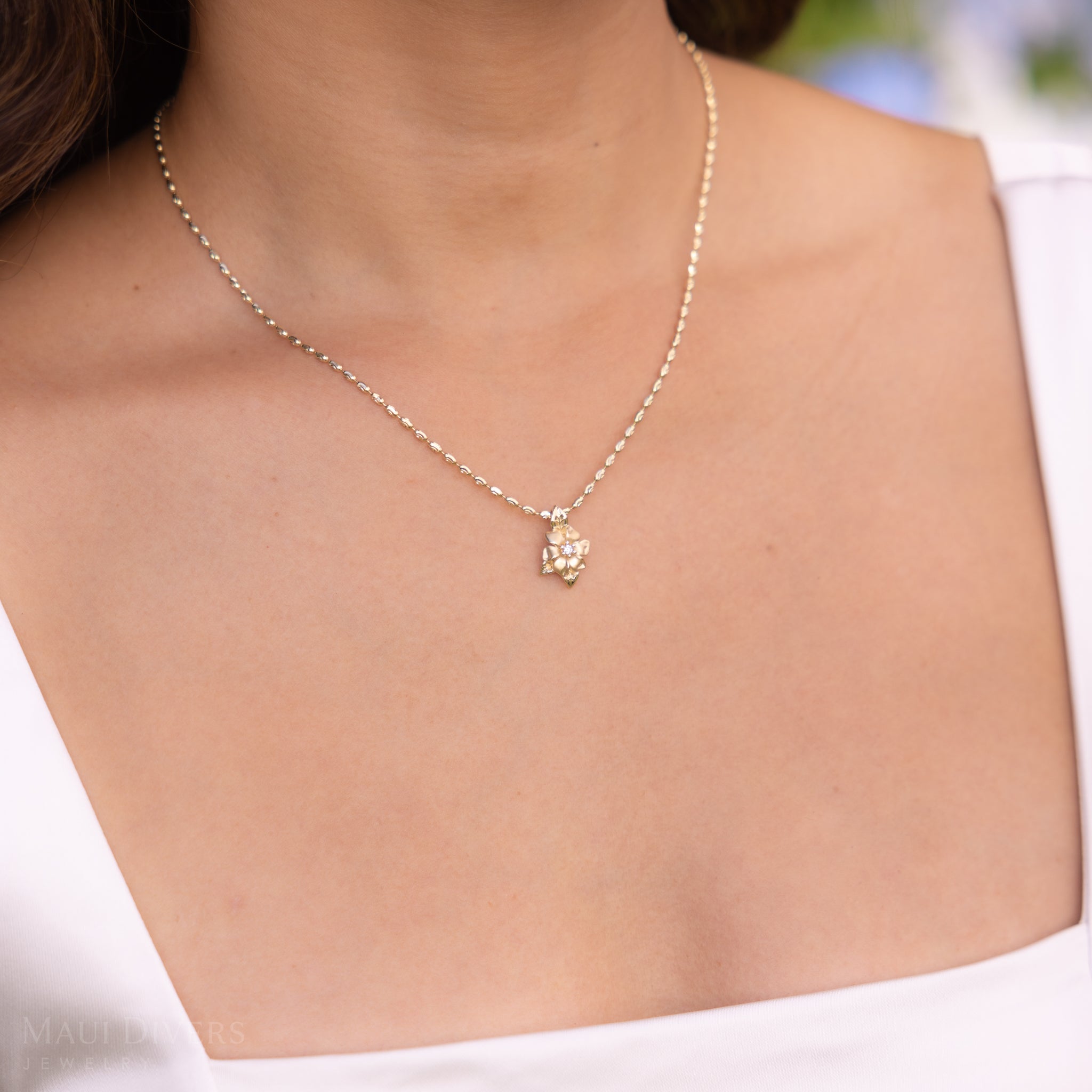 Nāʻū ペンダント ダイヤモンド ゴールド - 18mm