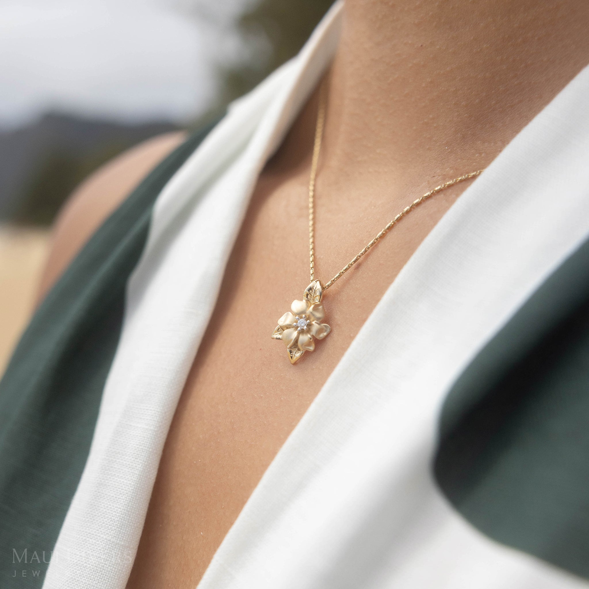 Nāʻū ペンダント ダイヤモンド ゴールド - 18mm