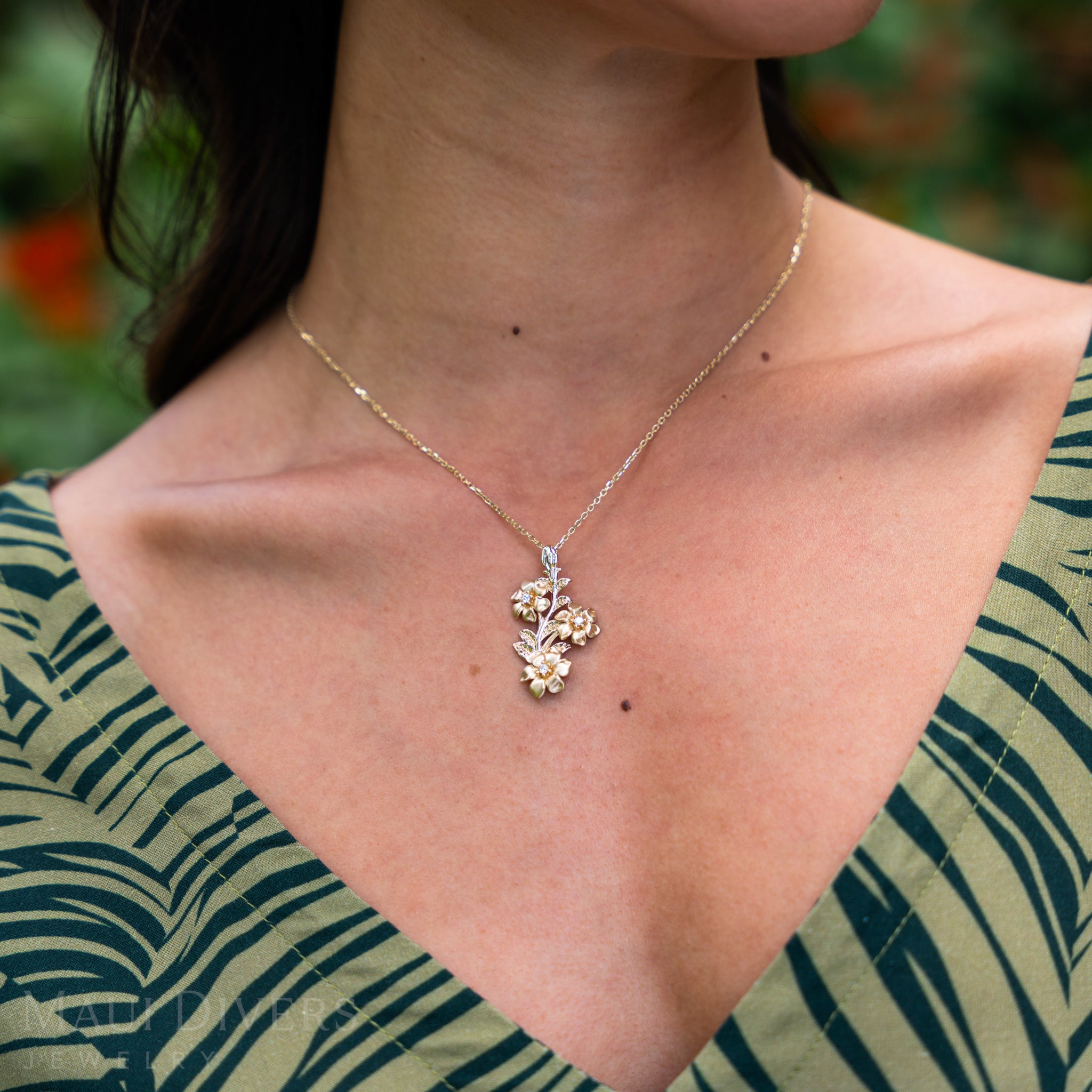 Nāʻū ペンダント ダイヤモンド ゴールド 40mm