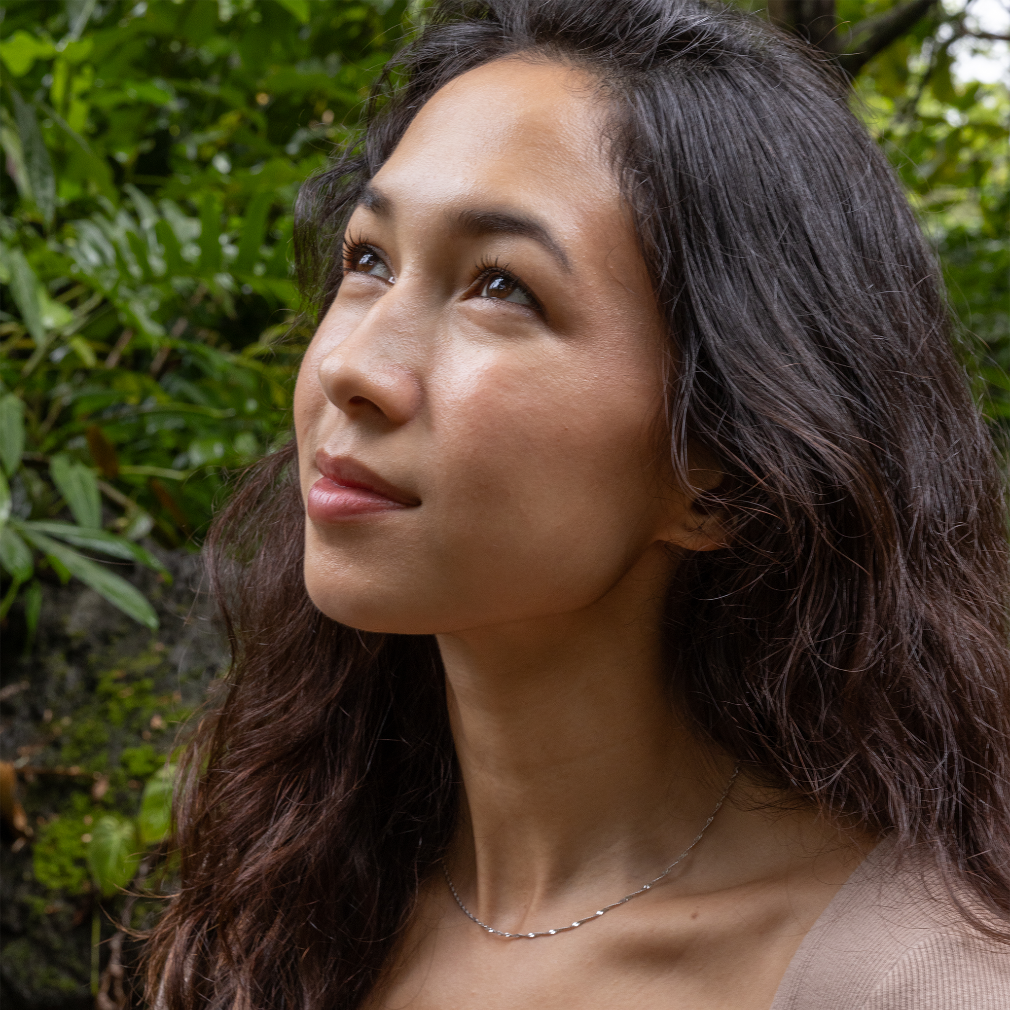 10Kホワイトゴールドの1.5mmシンガポールチェーン